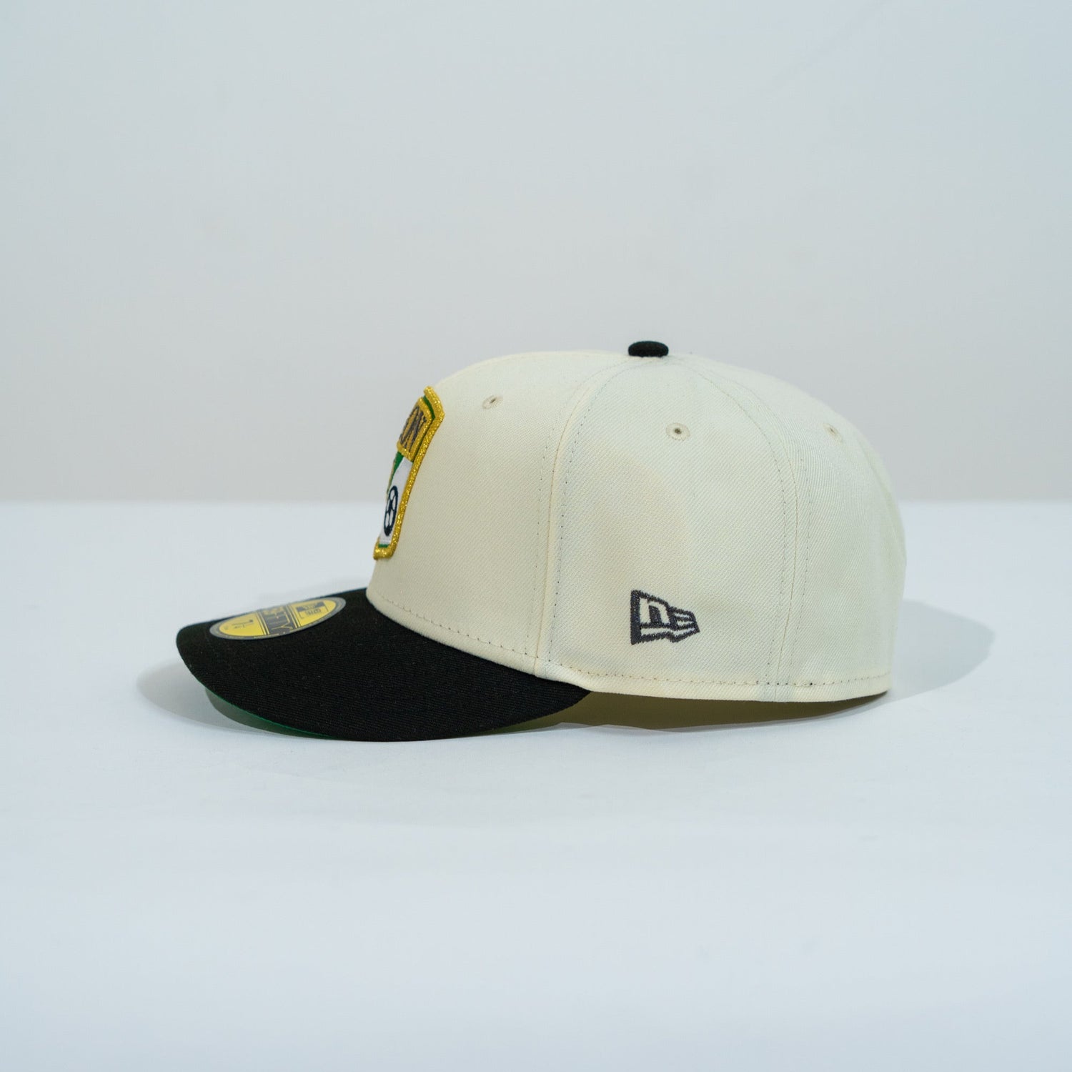 NEW ERA EXCLUSIVE 59FIFTY CHROME/ BLACK "CLUB LEON" W/ MEXICO FLAG SIDE PATCH