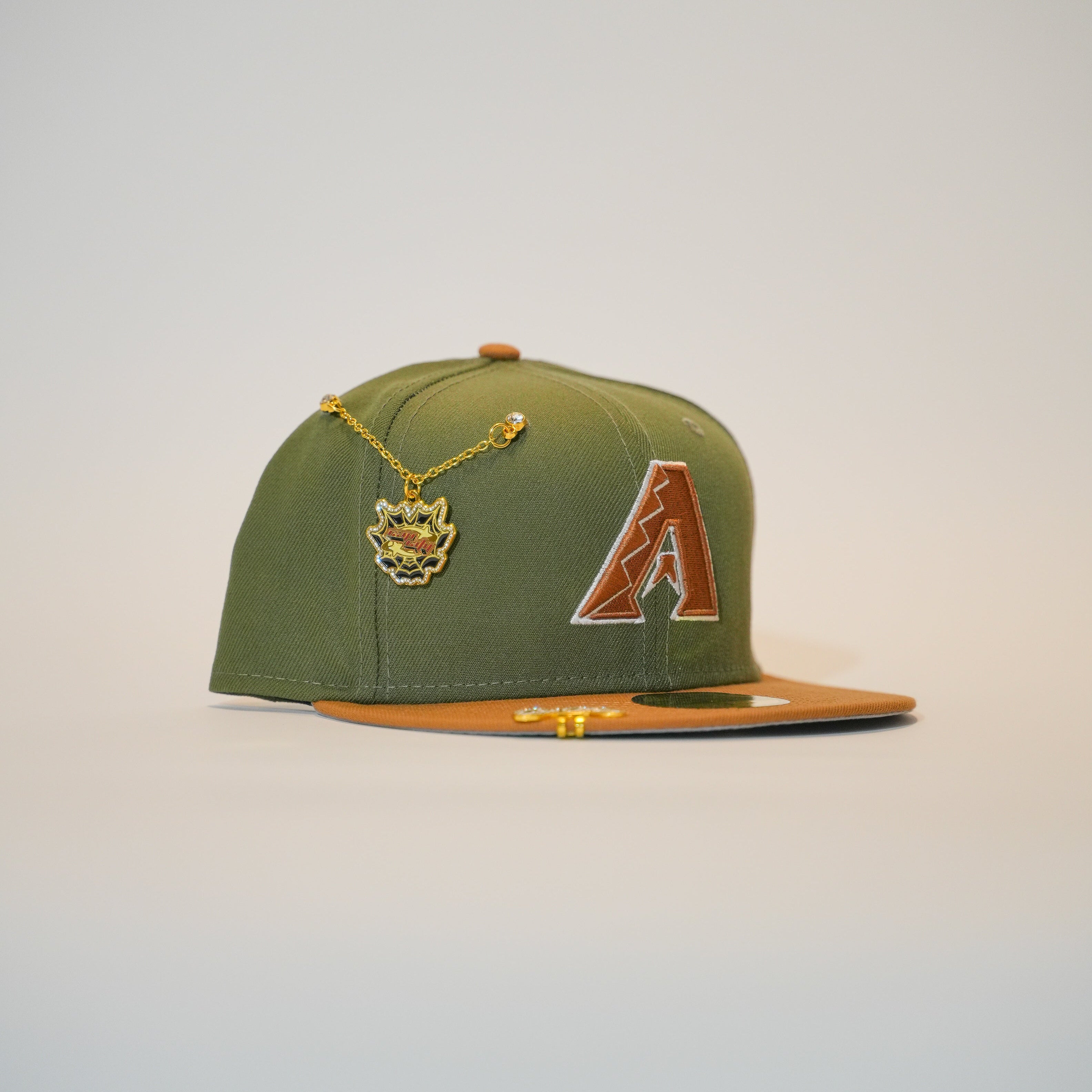 NEW ERA EXCLUSIVE 59FIFTY OLIVE/ KHAKI ARIZONA DIAMONDBACKS TWO TONE