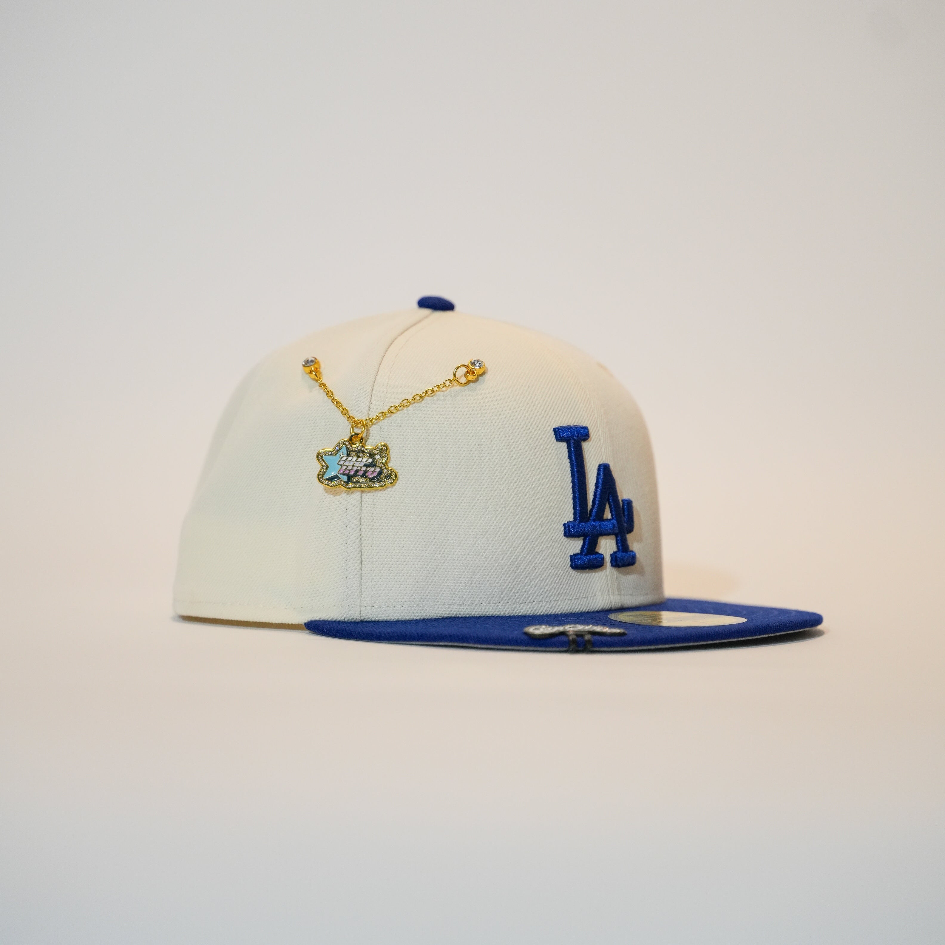 NEW ERA EXCLUSIVE 59FIFTY CHROME/BLUE LOS ANGELES DODGERS