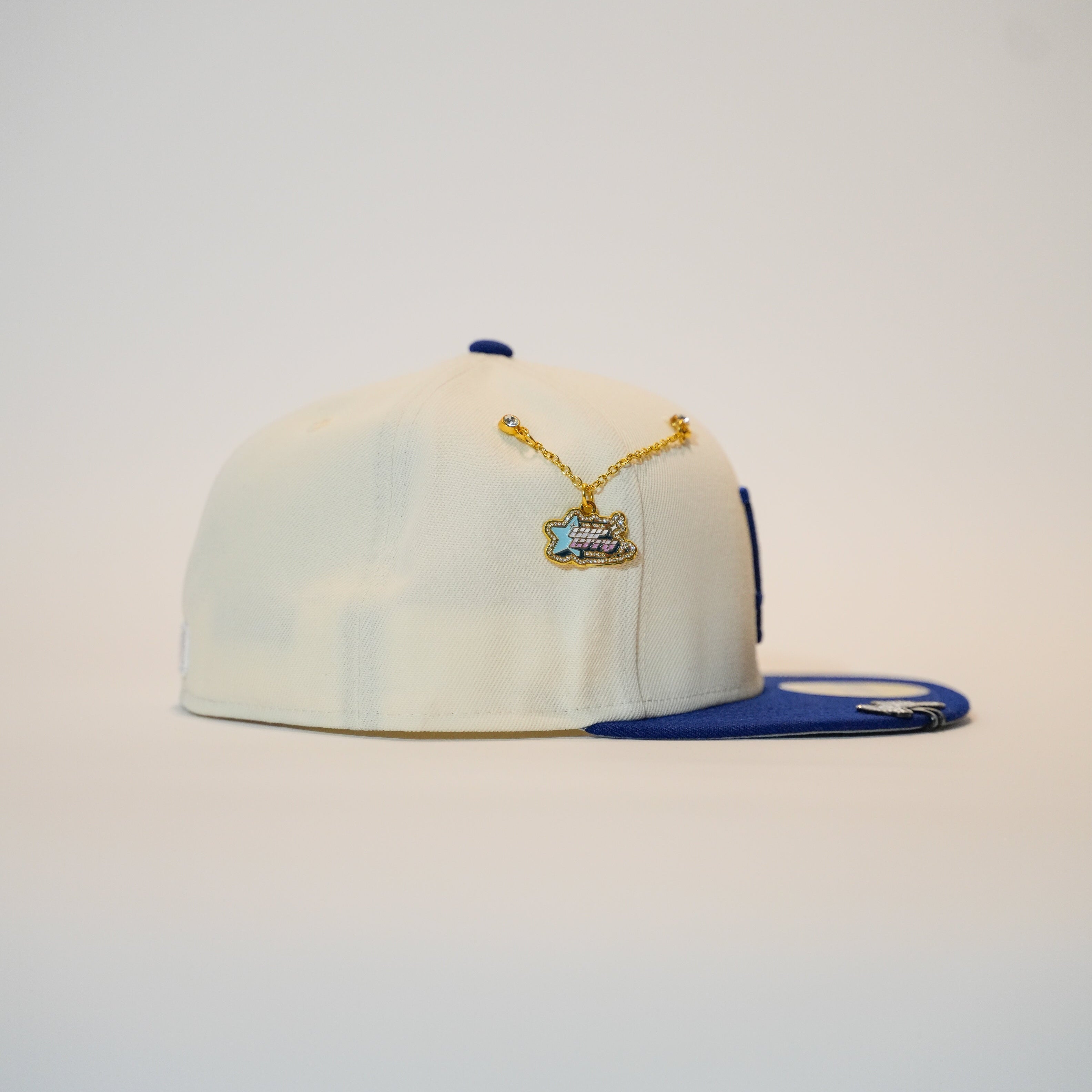 NEW ERA EXCLUSIVE 59FIFTY CHROME/BLUE LOS ANGELES DODGERS