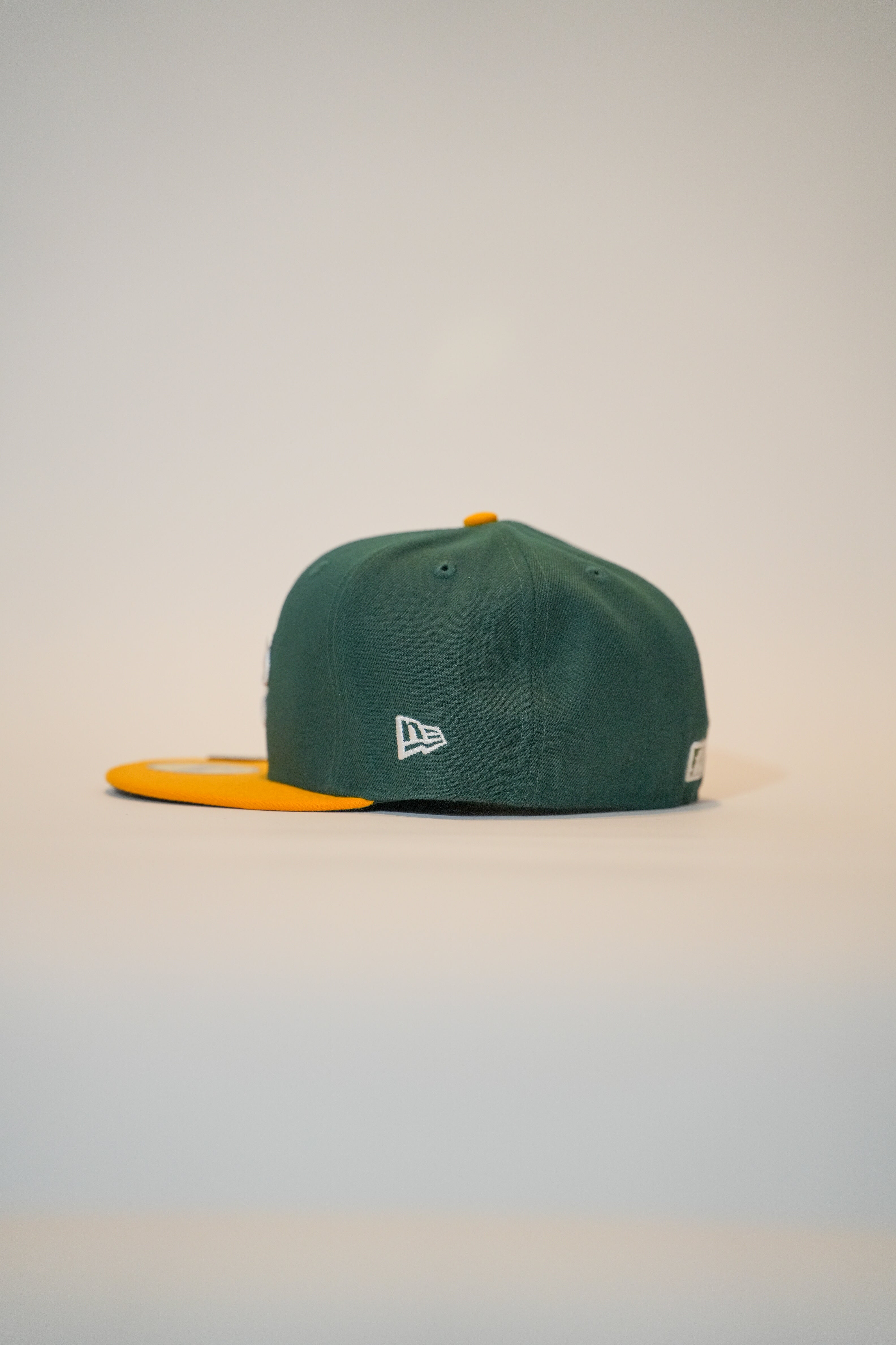 NEW ERA EXCLUSIVE 59FIFTY FOREST GREEN/ YELLOW OAKLAND ATHLETICS TWO TONE