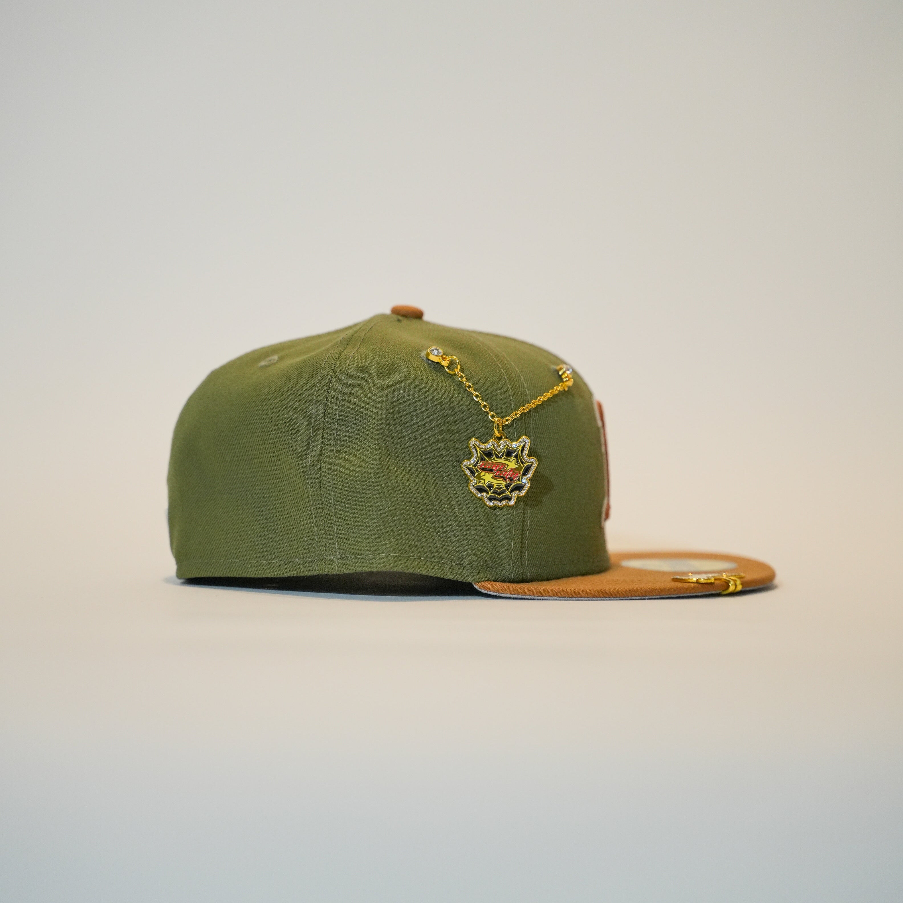 NEW ERA EXCLUSIVE 59FIFTY OLIVE/ KHAKI OAKLAND ATHLETICS TWO TONE