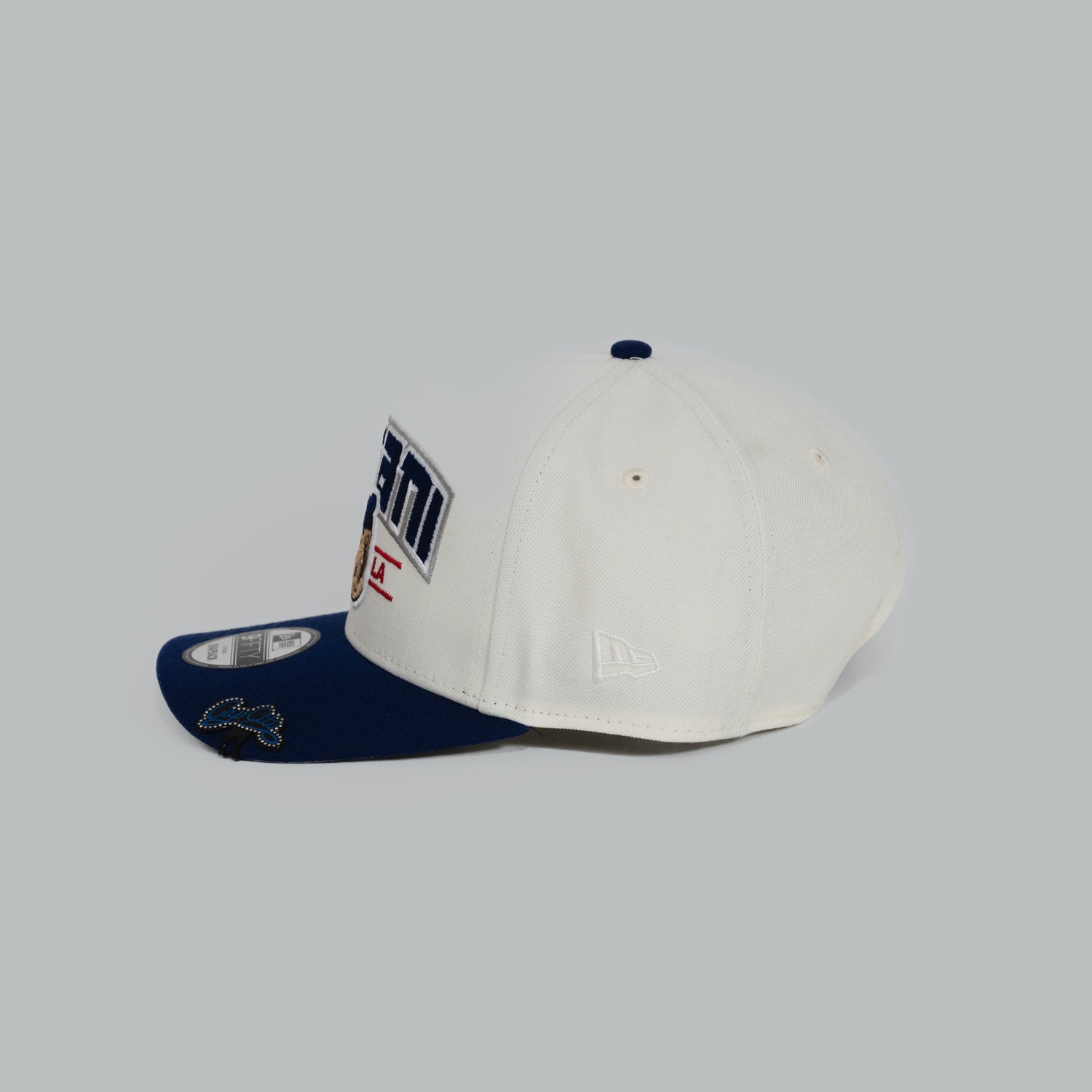 NEW ERA EXCLUSIVE 9FIFTY A-FRAME CHROME/ BLUE LOS ANGELES DODGERS "SHOHEI OHTAN"SCRIPT W/ LA LOGO SIDE PATCH