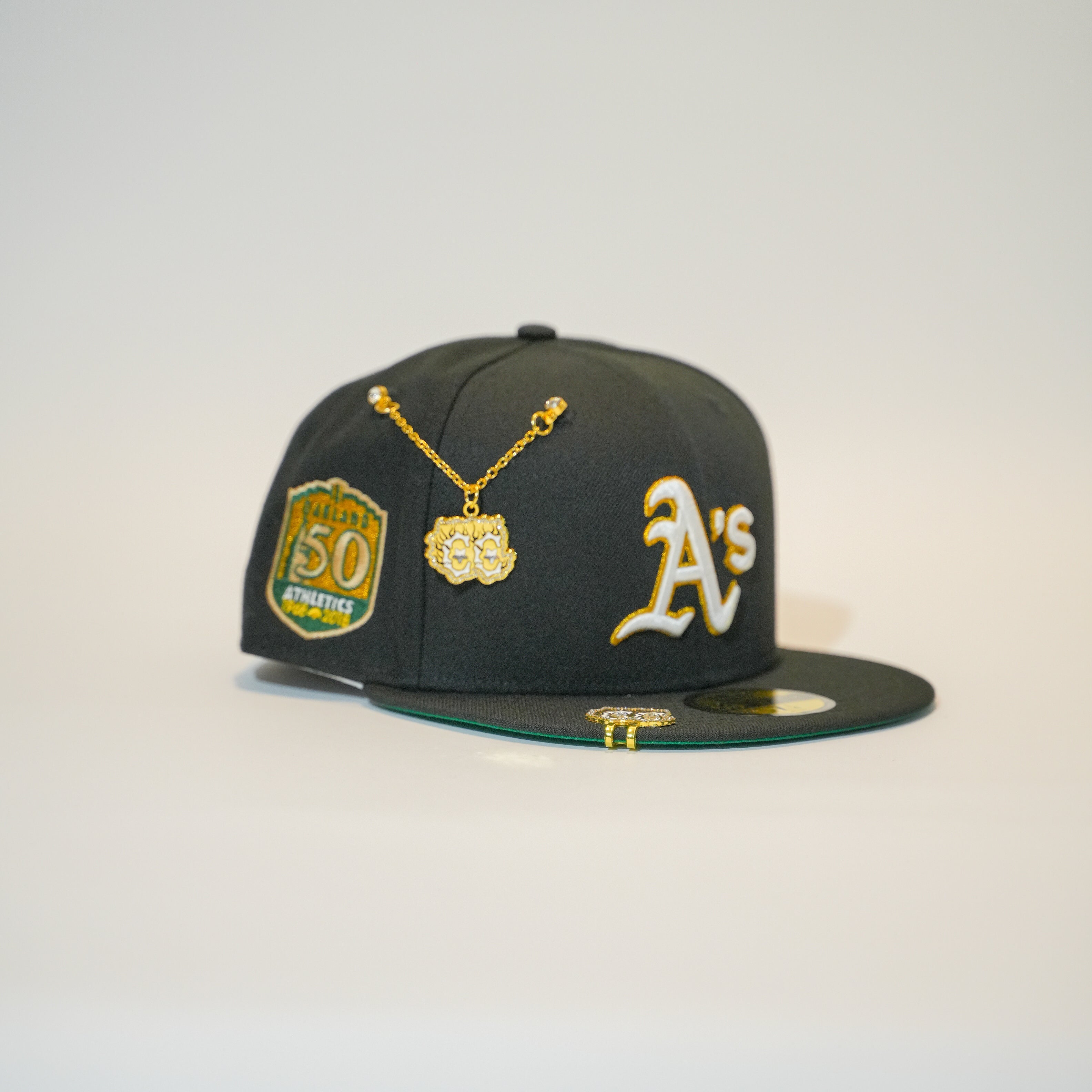 EXCLUSIVO NEW ERA 59FIFTY CHROME BLANCO/VERDE OLIVA ARIZONA DIAMONDBACKS CON PARCHE DE TEMPORADA INAUGURAL 1998 