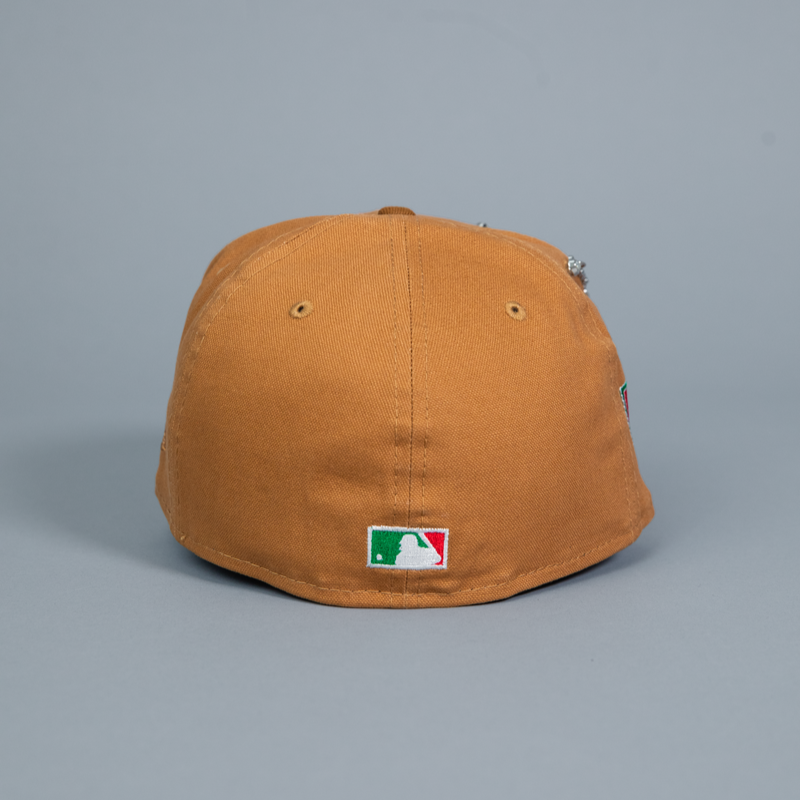 NEW ERA EXCLUSIVE 59FIFTY BRONZE/ TAN LOS ANGELES DODGERS W/ 75TH WORLD SERIES SIDE PATCH