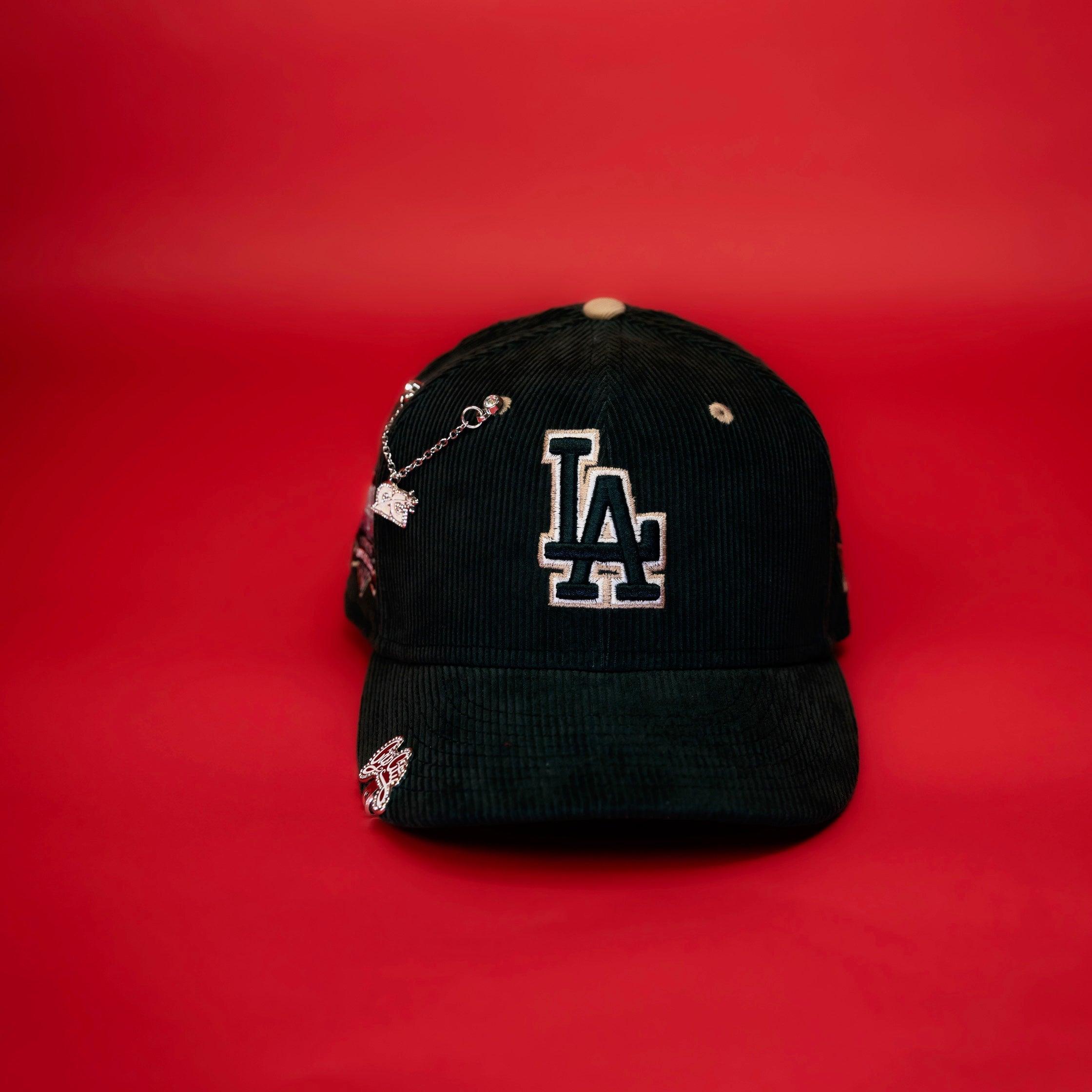 NEW ERA EXCLUSIVE 59FIFTY CORDUROY LOS ANGELES DODGERS W/ 40TH ANNIVERSARY SIDE PATCH