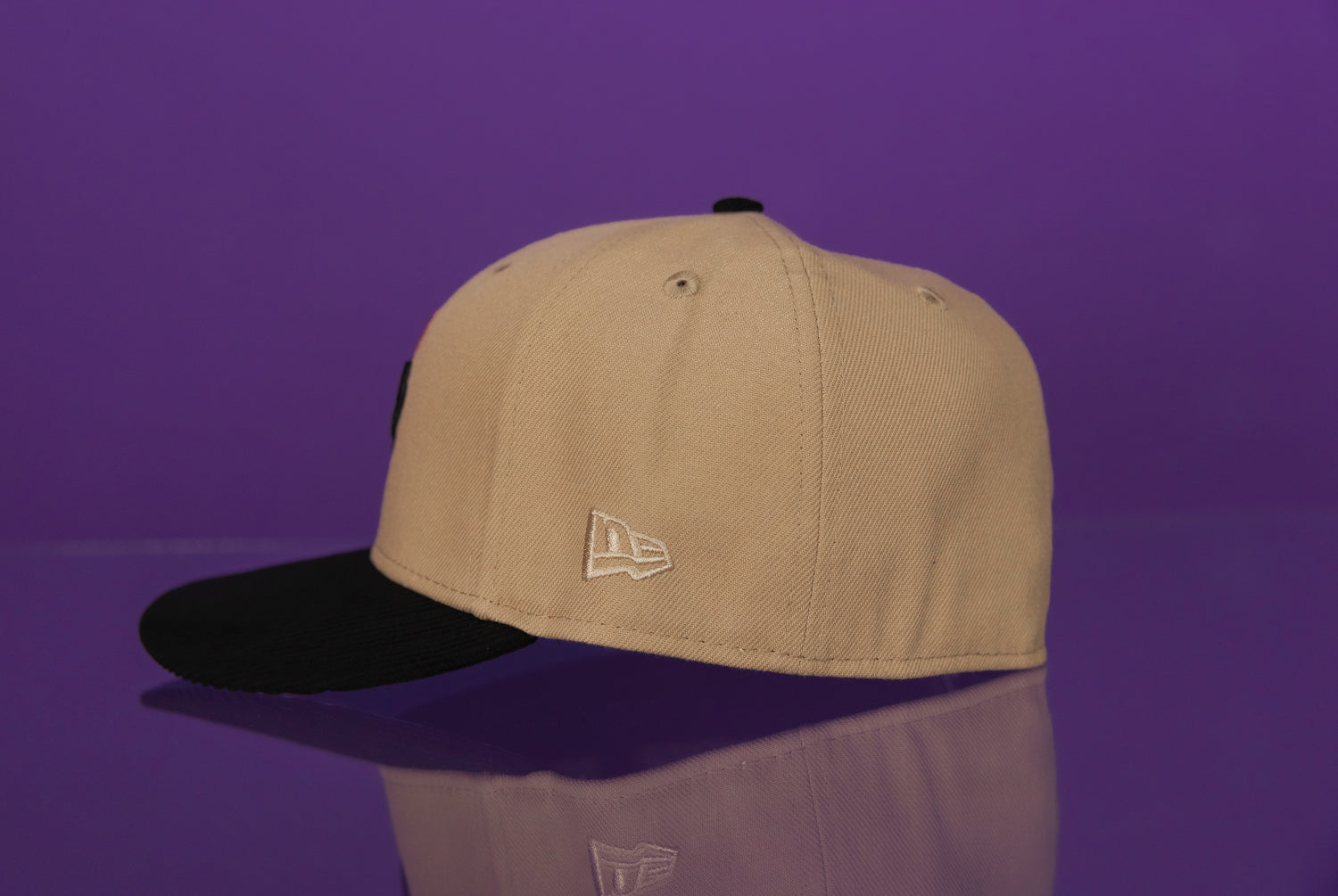 NEW ERA EXCLUSIVE 59FIFTY CAMEL BROWN/CORDUROY LOS ANGELES DODGERS W/ JACKIE ROBINSON SIDE PATCH