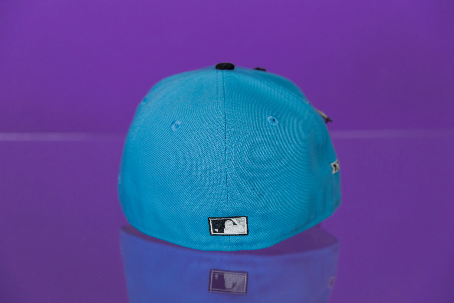 NEW ERA EXCLUSIVE 59FIFTY ICY BLUE/CORDUROY LOS ANGELES DODGERS W/ 50TH ANNIVERSARY SIDE PATCH
