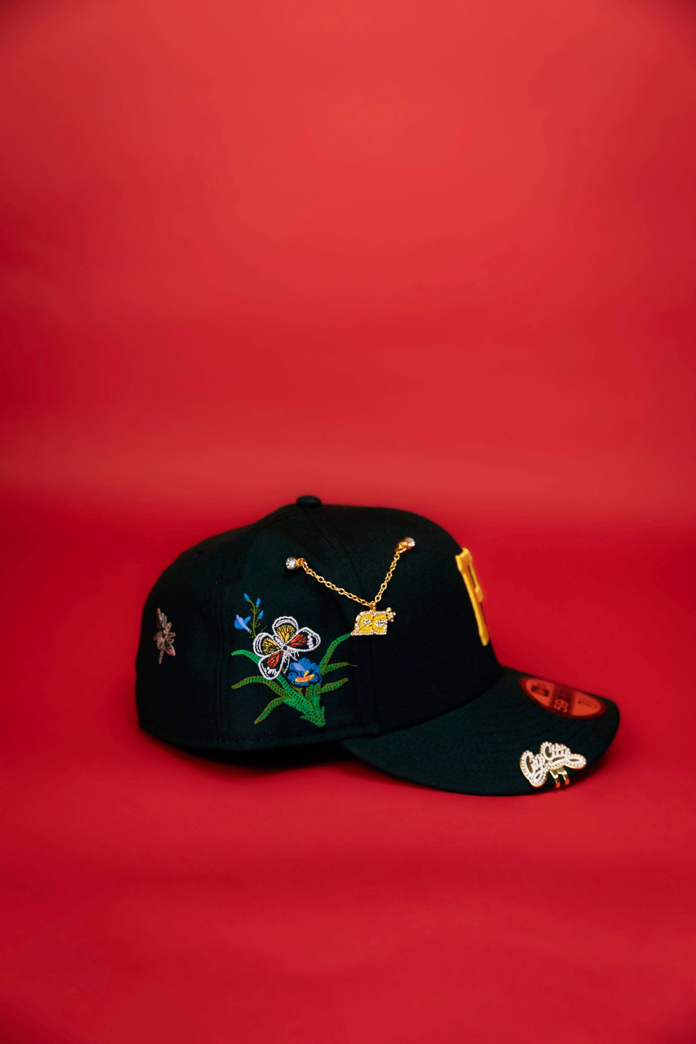 NEW ERA EXCLUSIVE 59FIFTY BLACK PITTSBURGH PIRATES "FOR EVERY LIVING THING" W/ EMBROIDERY