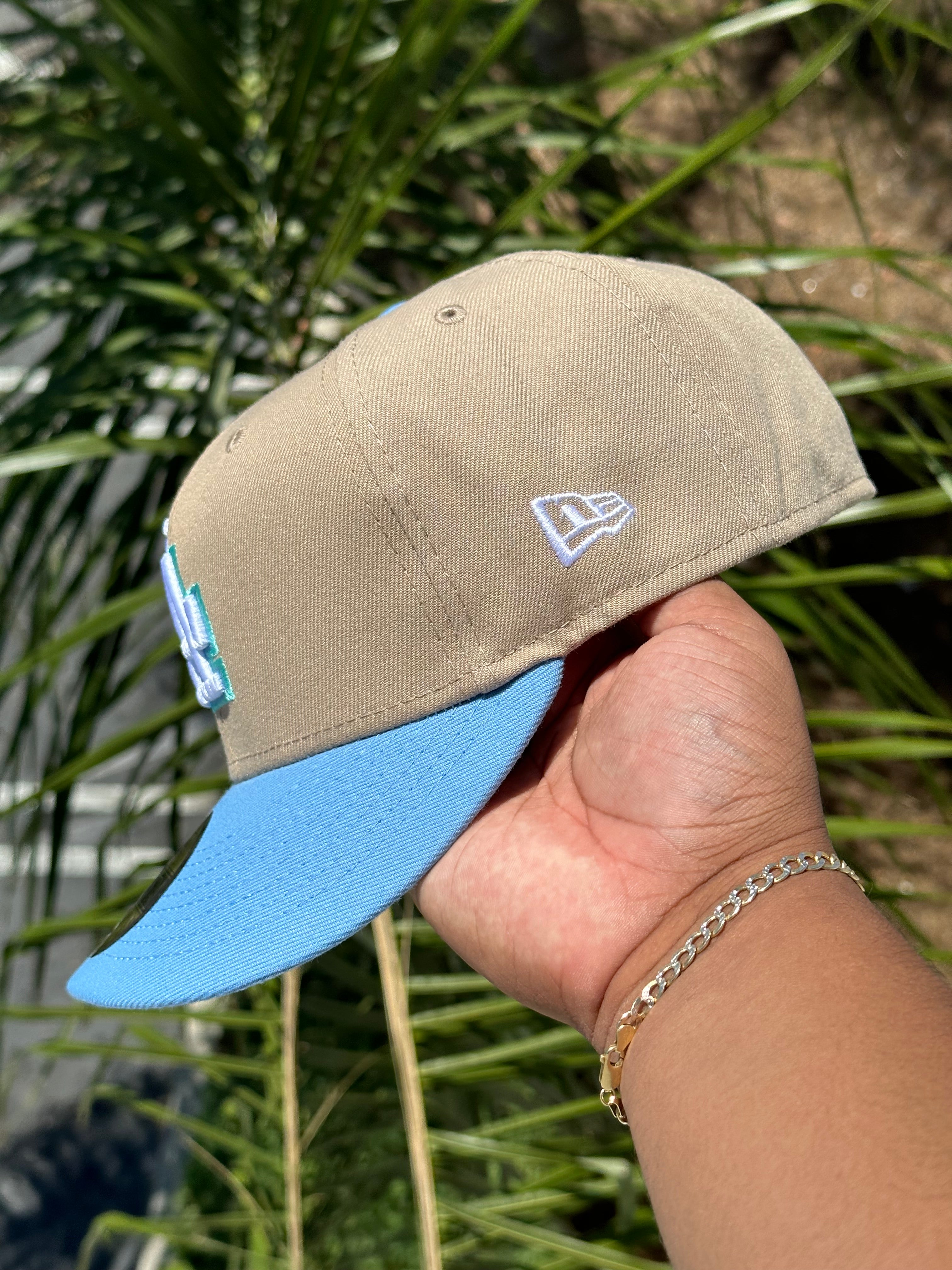 NEW ERA 59FIFTY BURGUNDY RED/NAVY ANAHEIM ANGELS W/ 50TH ANNIVERSARY SIDE PATCH