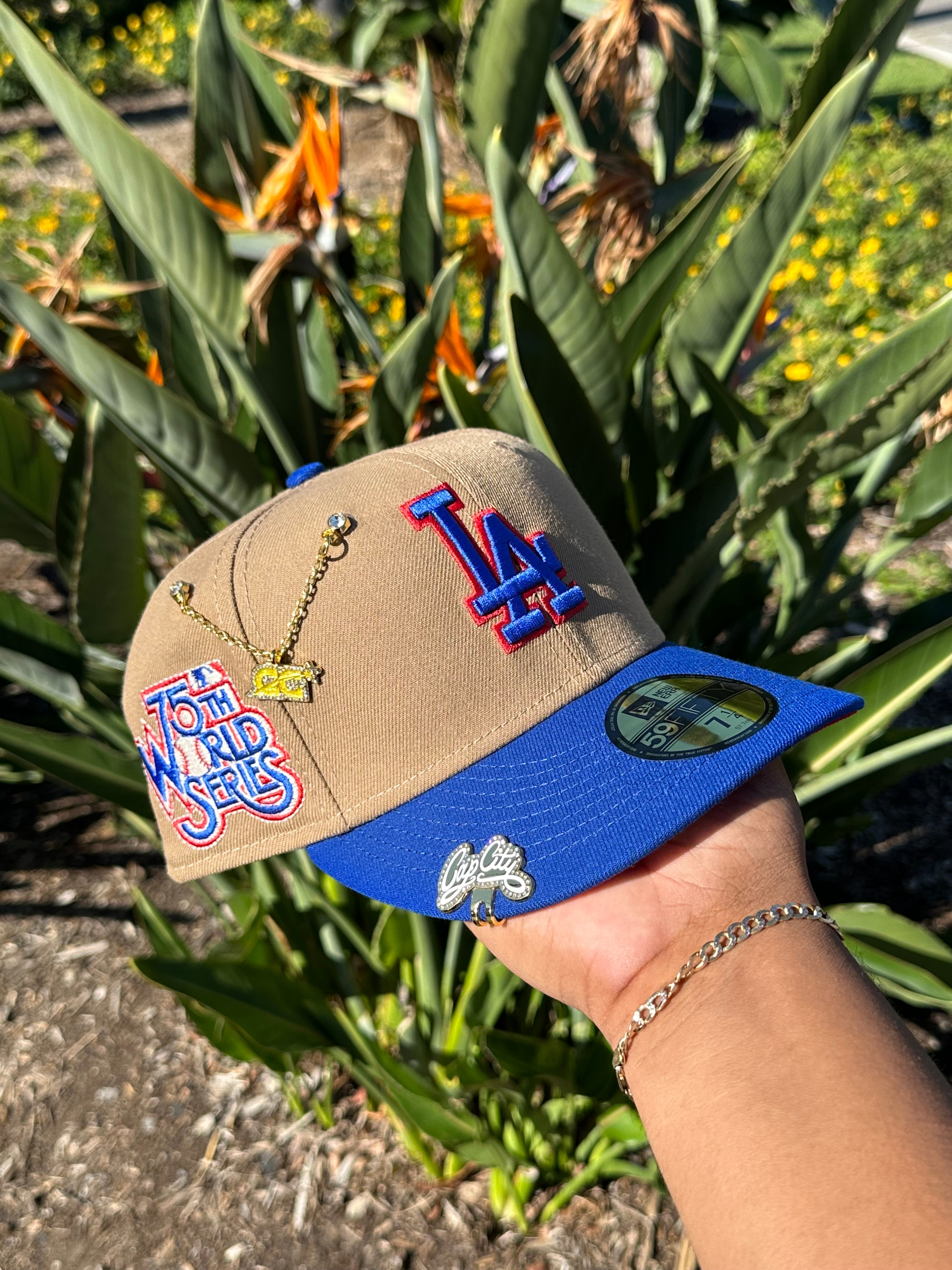 World Series Patch MLB Cap 59Fifty LA olive