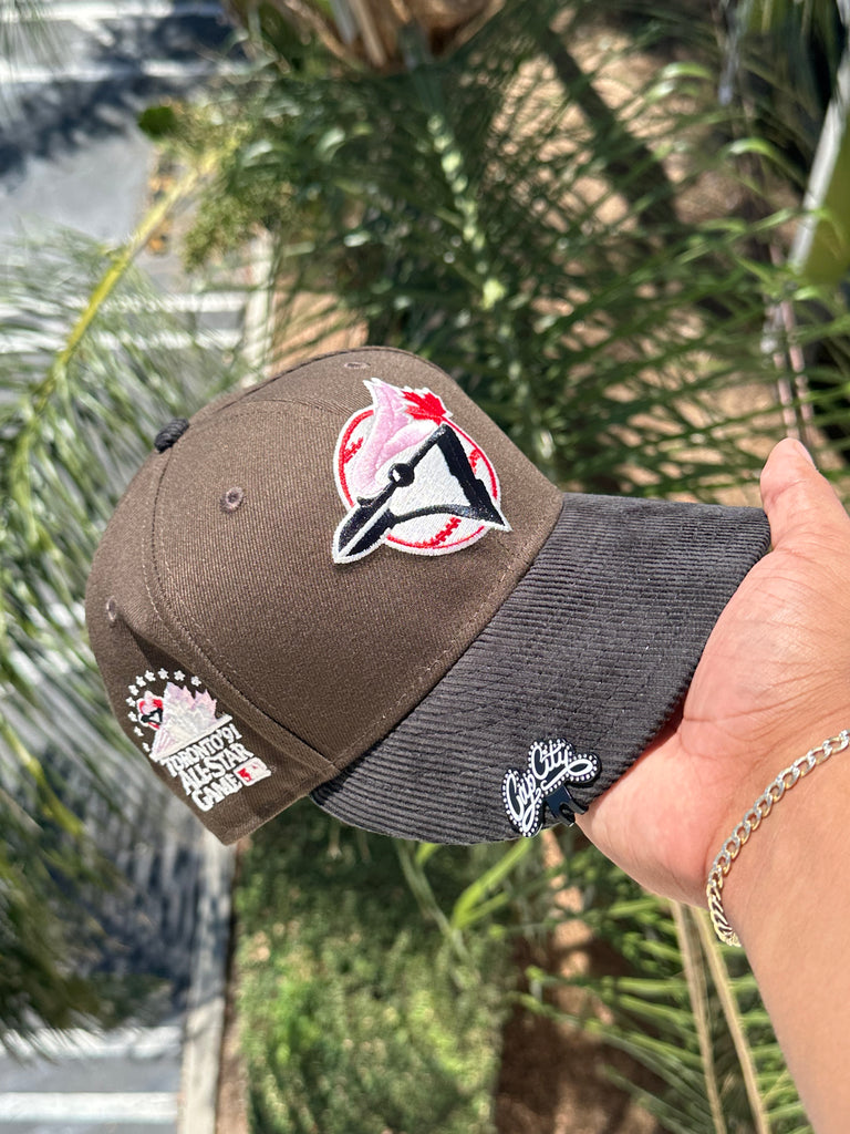 pink blue jays hat