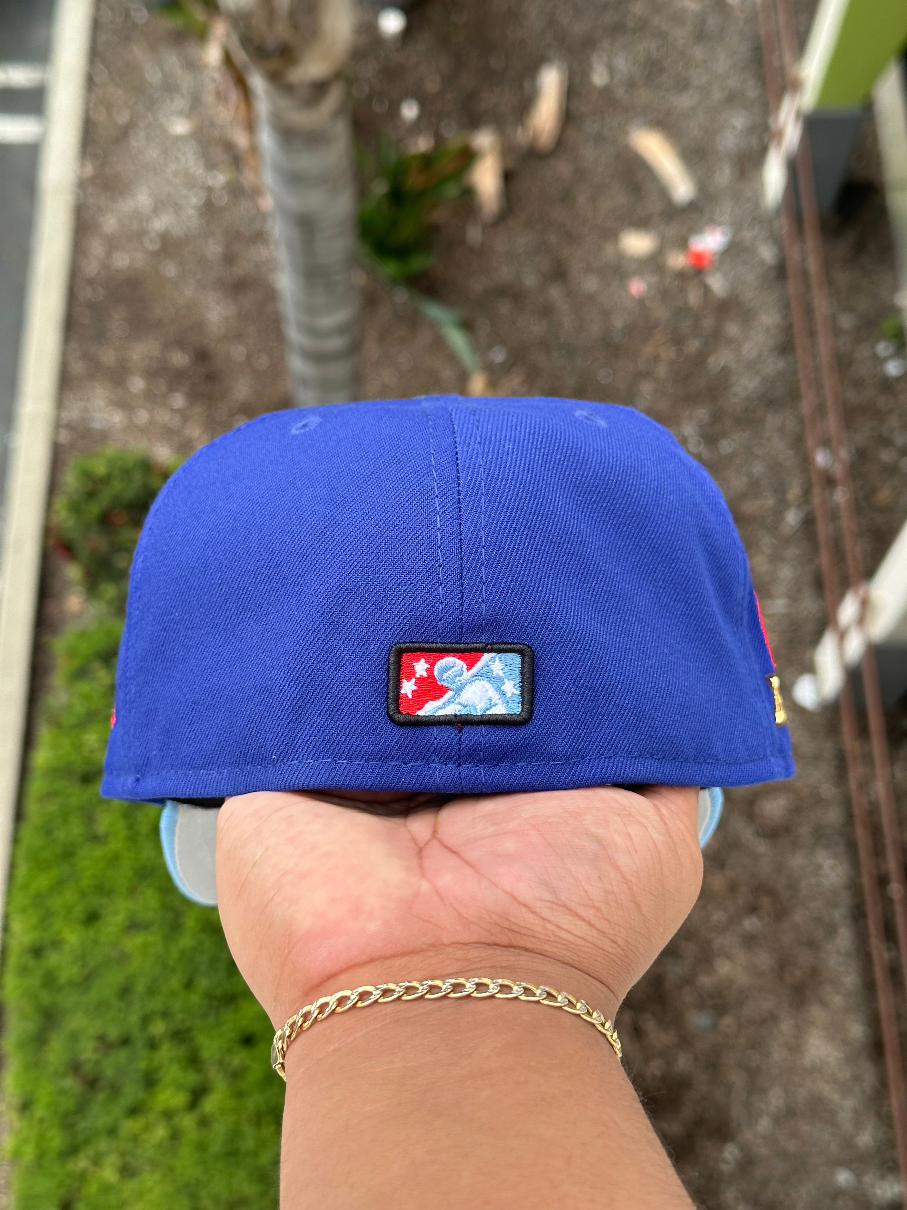 Bisons 25周年記念 59FIFTYキャップ 7 5/8 NEW ERA EXCLUSIVE 59FIFTY BLUE/ICY BLUE BUFFALO BISONS W