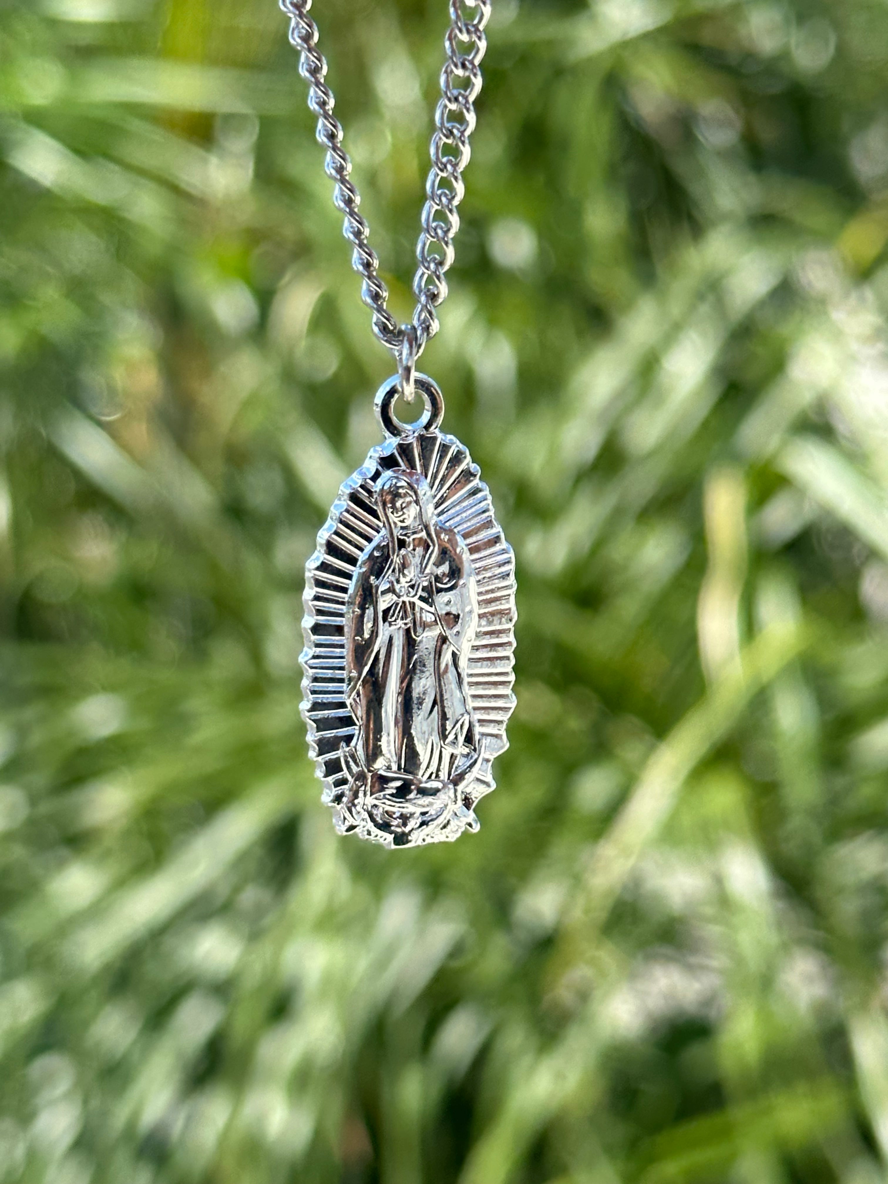 SILVER "VIRGEN DE GUADALUPE" EXCLUSIVE CAP CITY CHAIN