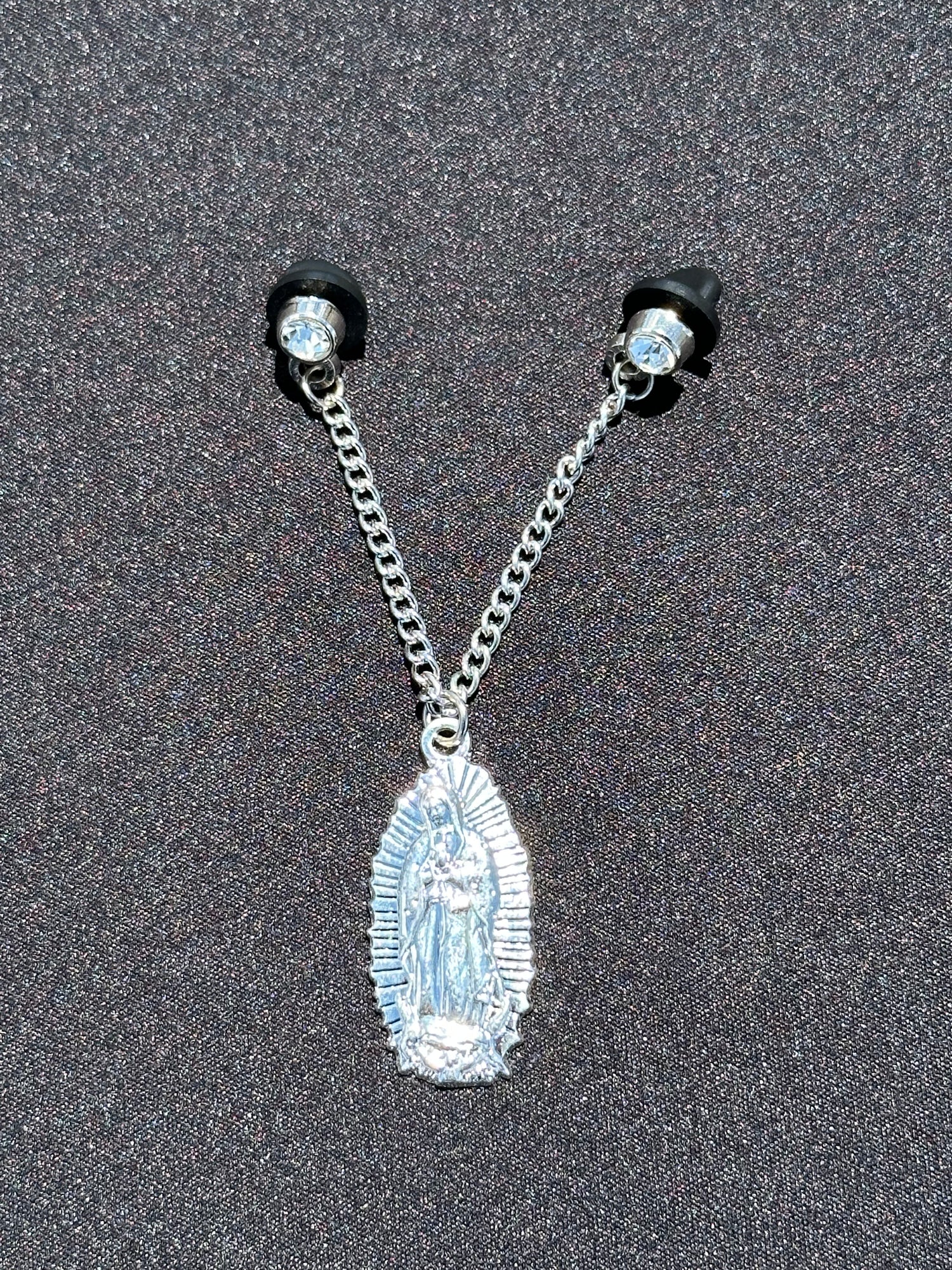 SILVER "VIRGEN DE GUADALUPE" EXCLUSIVE CAP CITY CHAIN