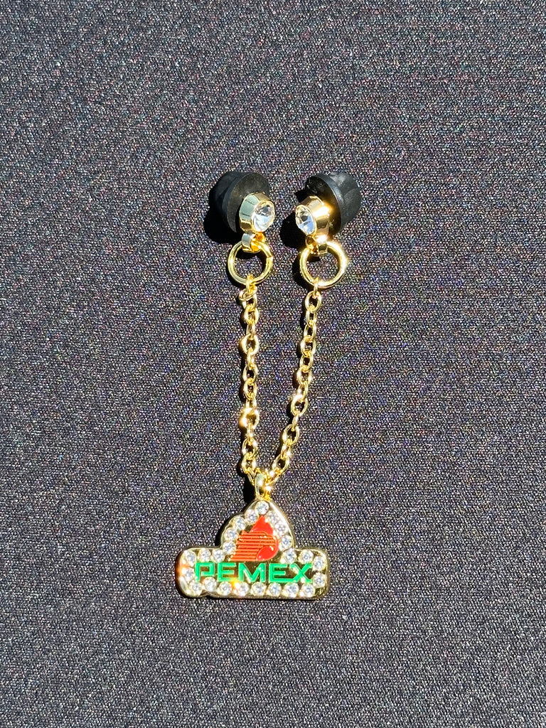 NEW* GOLD "PEMEX" LOGO EXCLUSIVE CHAIN (VERY LIMITED)