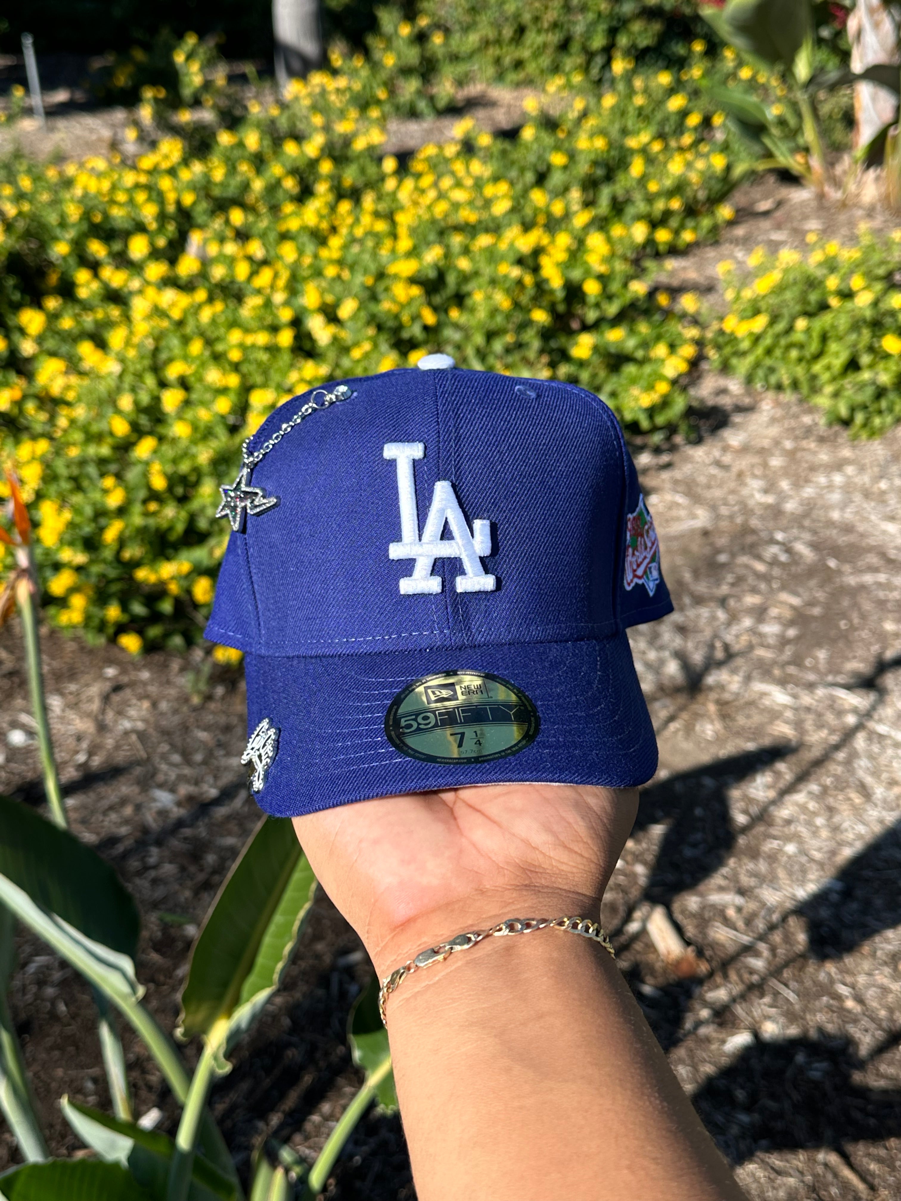 NEW ERA 59FIFTY BLUE LOS ANGELES DODGERS W/ 1988 WORLD