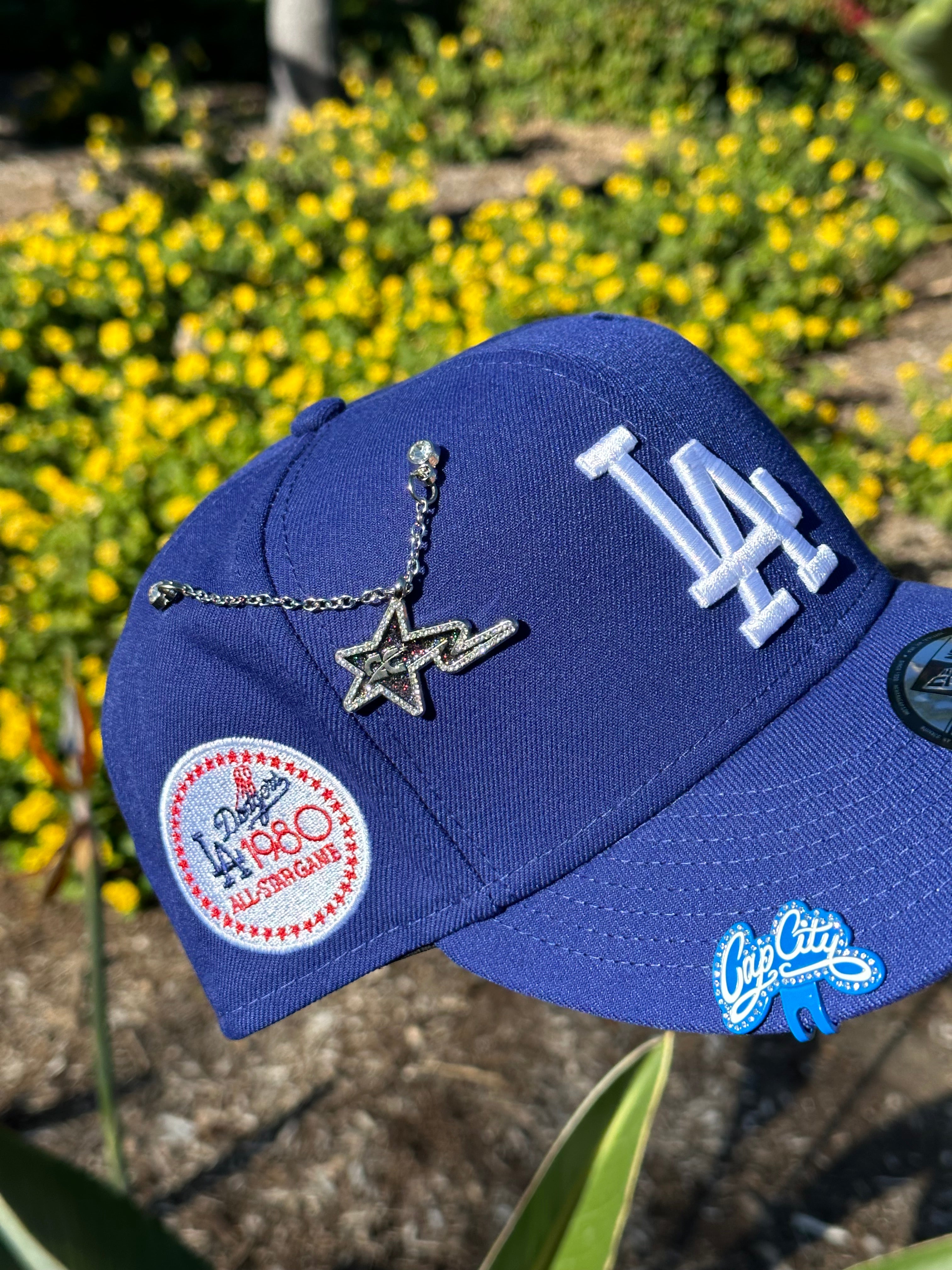 NEW ERA EXCLUSIVE 9FIFTY BLUE LOS ANGELES DODGERS SNAPBACK W/ 1980 ALL STAR GAME PATCH