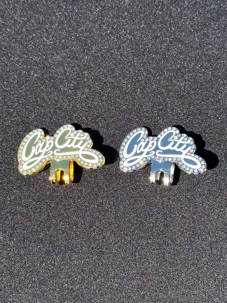 NEW* 2PACK ICED OUT CAP CITY BLIPS (GOLD & SILVER) W/ RHINESTONES VERY LIMITED