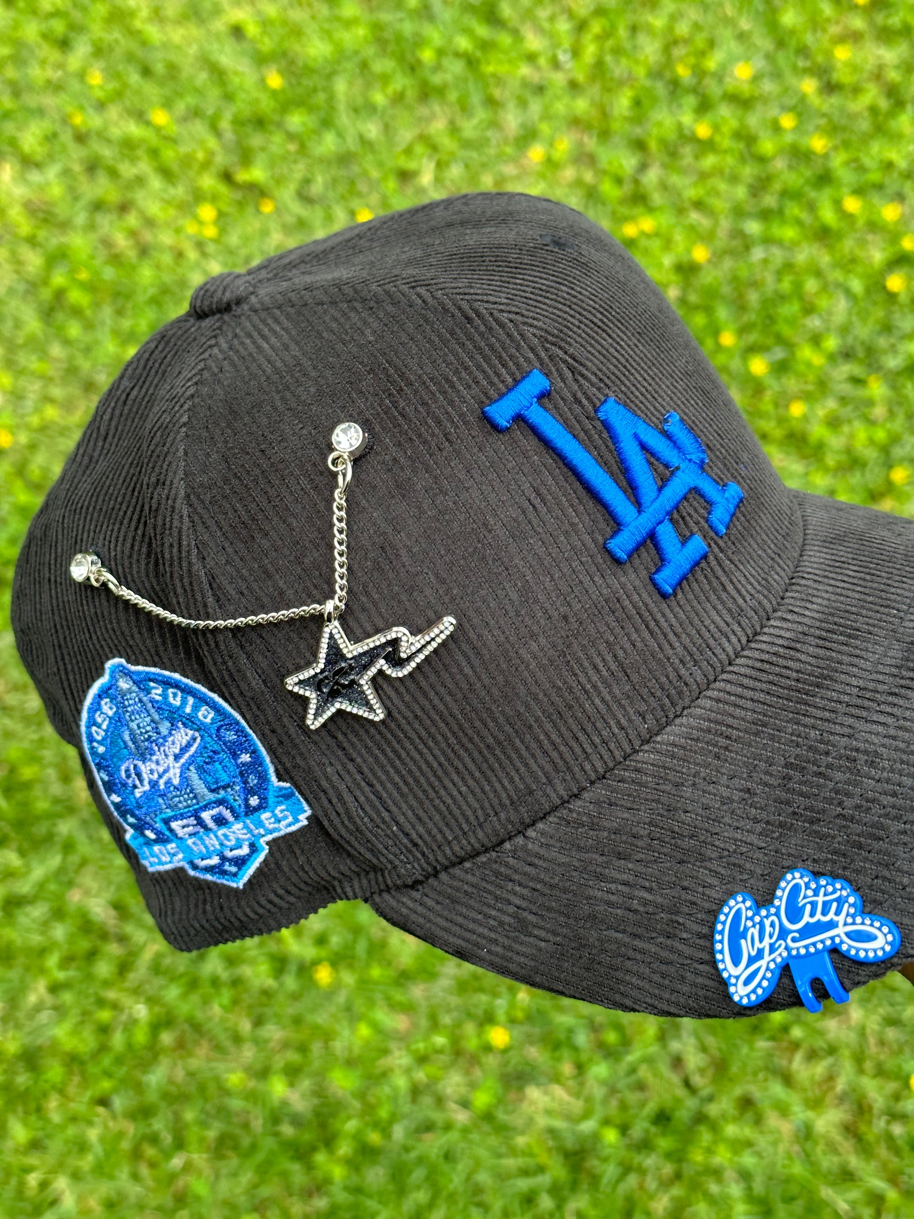 NEW ERA EXCLUSIVE 59FIFTY CORDUROY LOS ANGELES DODGERS W/ 60TH ANNIVERSARY PATCH