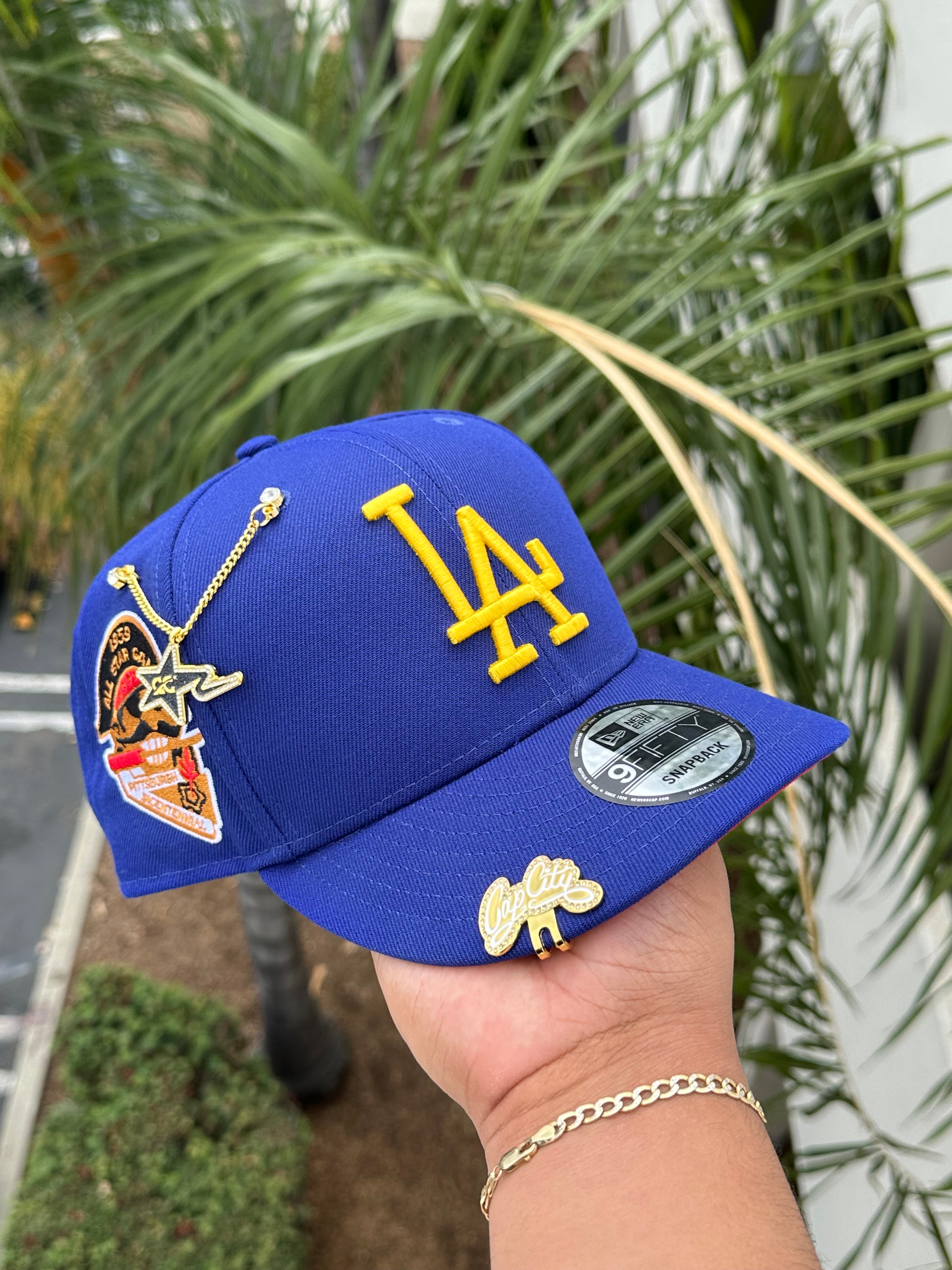 NEW ERA EXCLUSIVE 9FIFTY BLUE LOS ANGELES DODGERS SNAPBACK W/ 1959 ALL STAR GAME PATCH