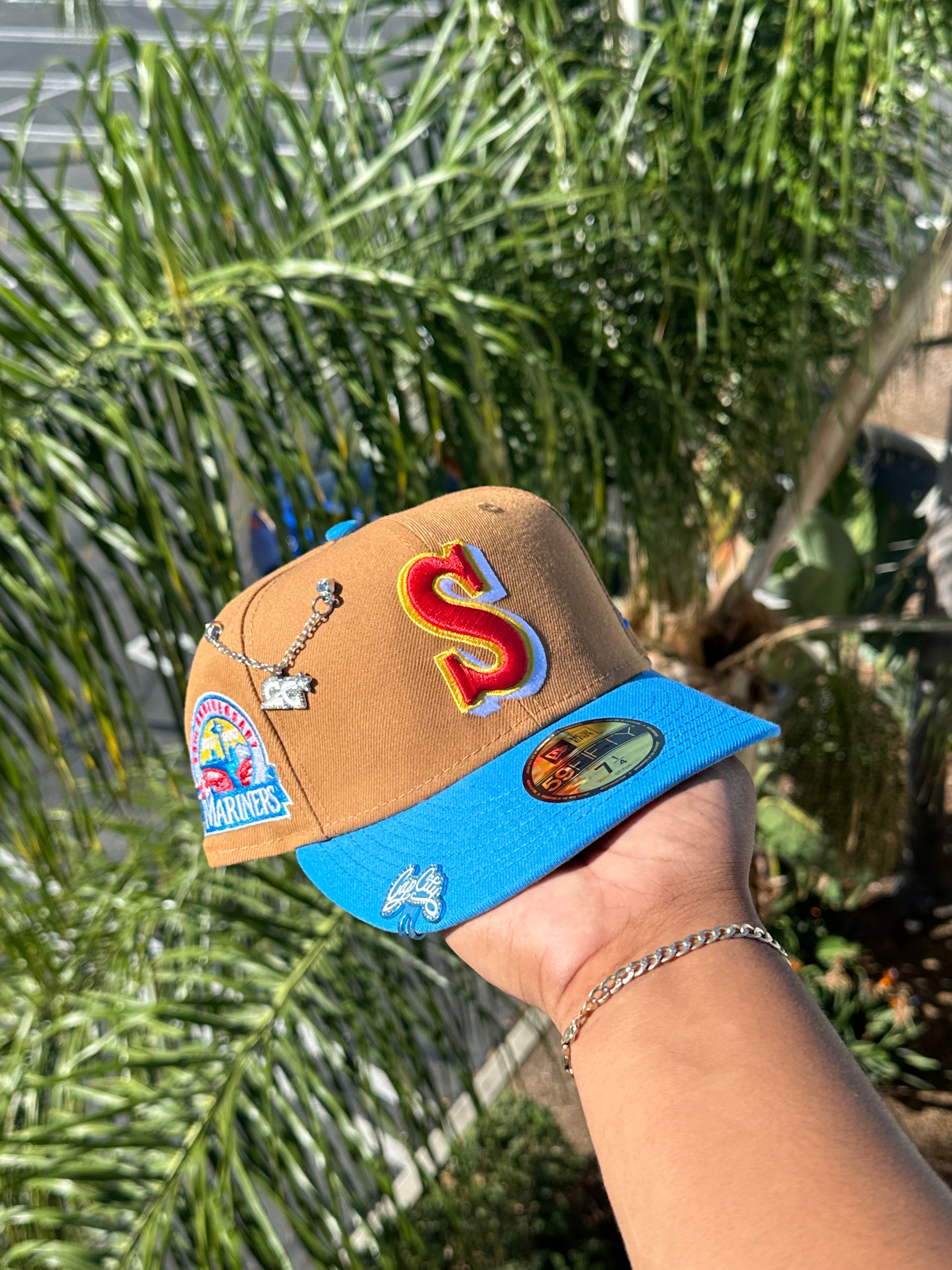 帽子 NEW ERA SEATTLE MARINERS 30th 7 3/4 New Era 59FIFTY Seattle Mariners 30th Anniversary Fitted Hat