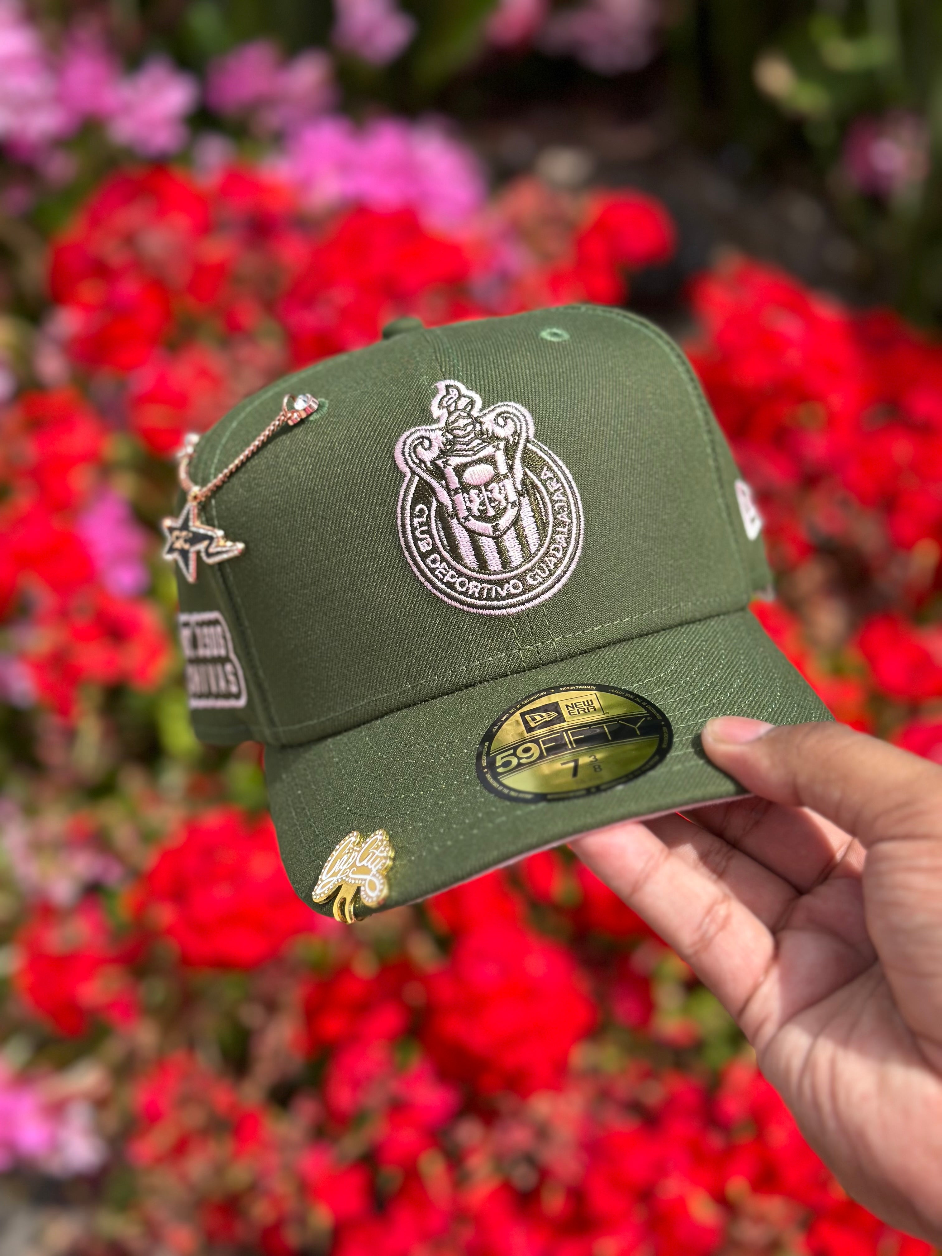 NEW ERA EXCLUSIVE 59FIFTY DARK GREEN "CHIVAS DE GUADALAJARA" W/ EST. 1906 SIDEPATCH