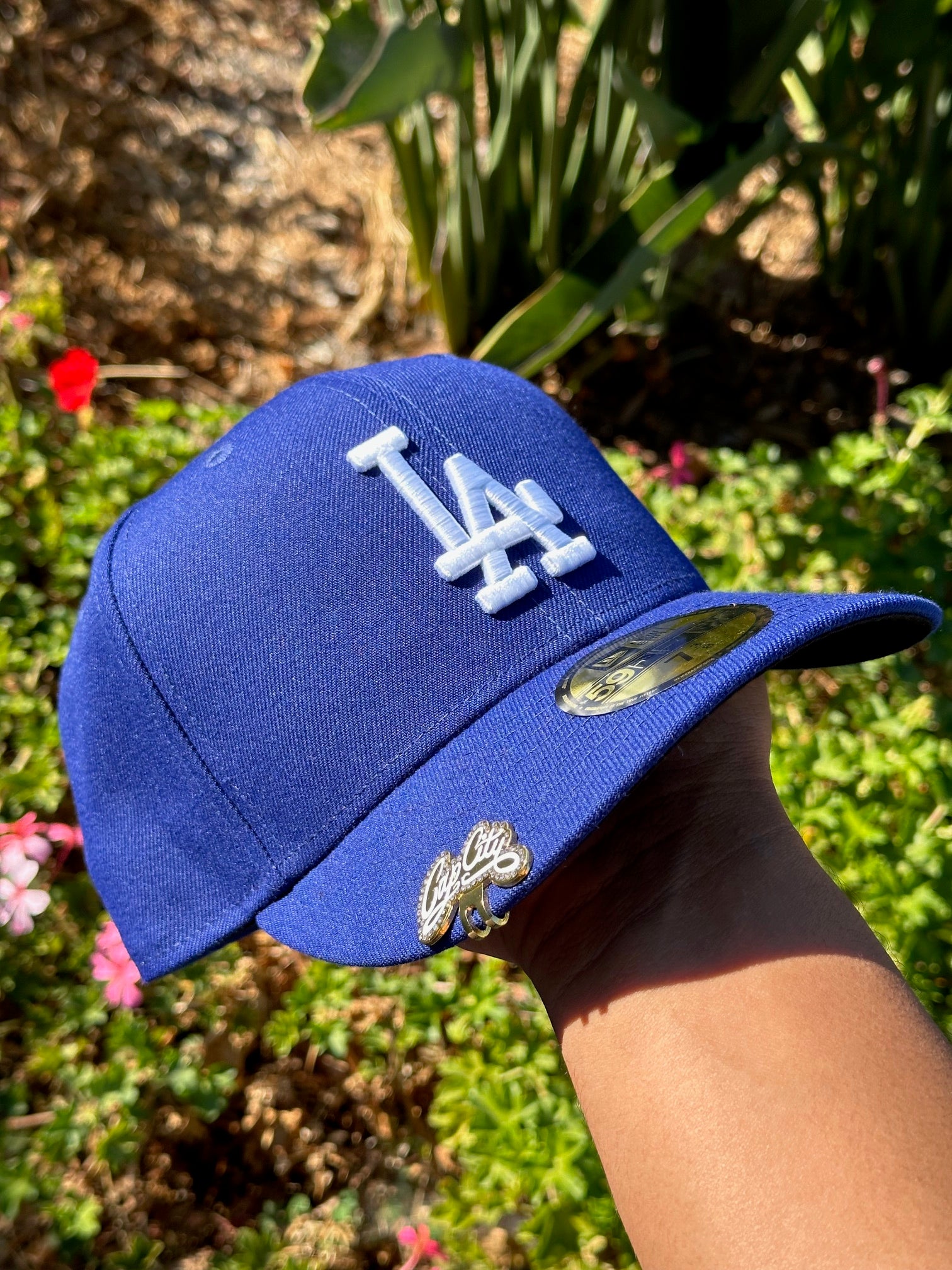 NEW ERA EXCLUSIVE 59FIFTY BLUE LOS ANGELES DODGERS