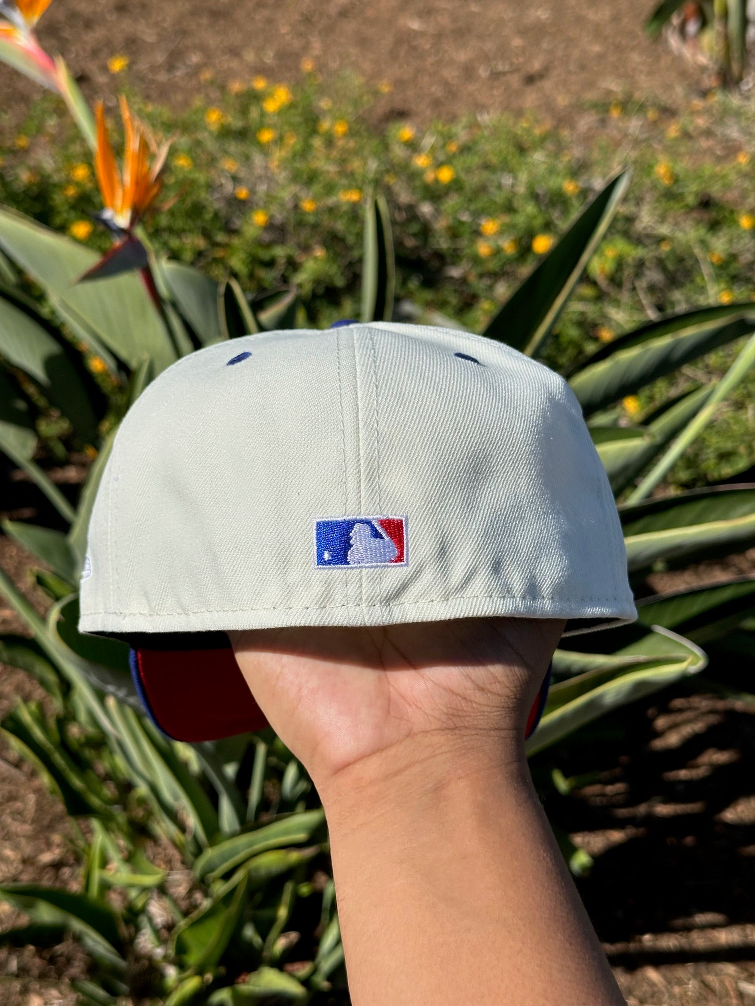 NEW ERA EXCLUSIVE 59FIFTY CHROME WHITE/BLUE LOS ANGELES