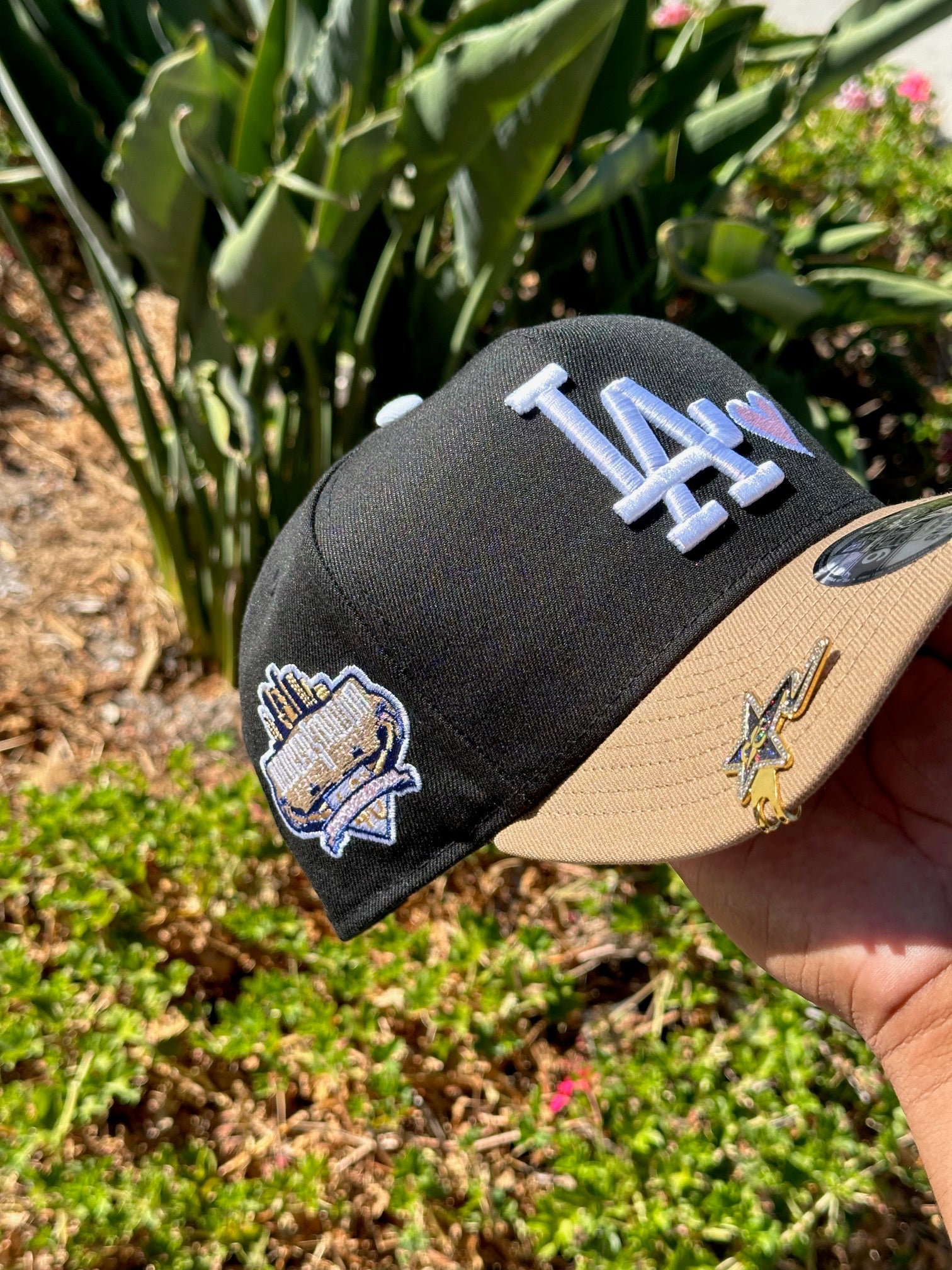 NEW ERA EXCLUSIVE 9FIFTY A-FRAME BLACK/KHAKI LOS ANGELES