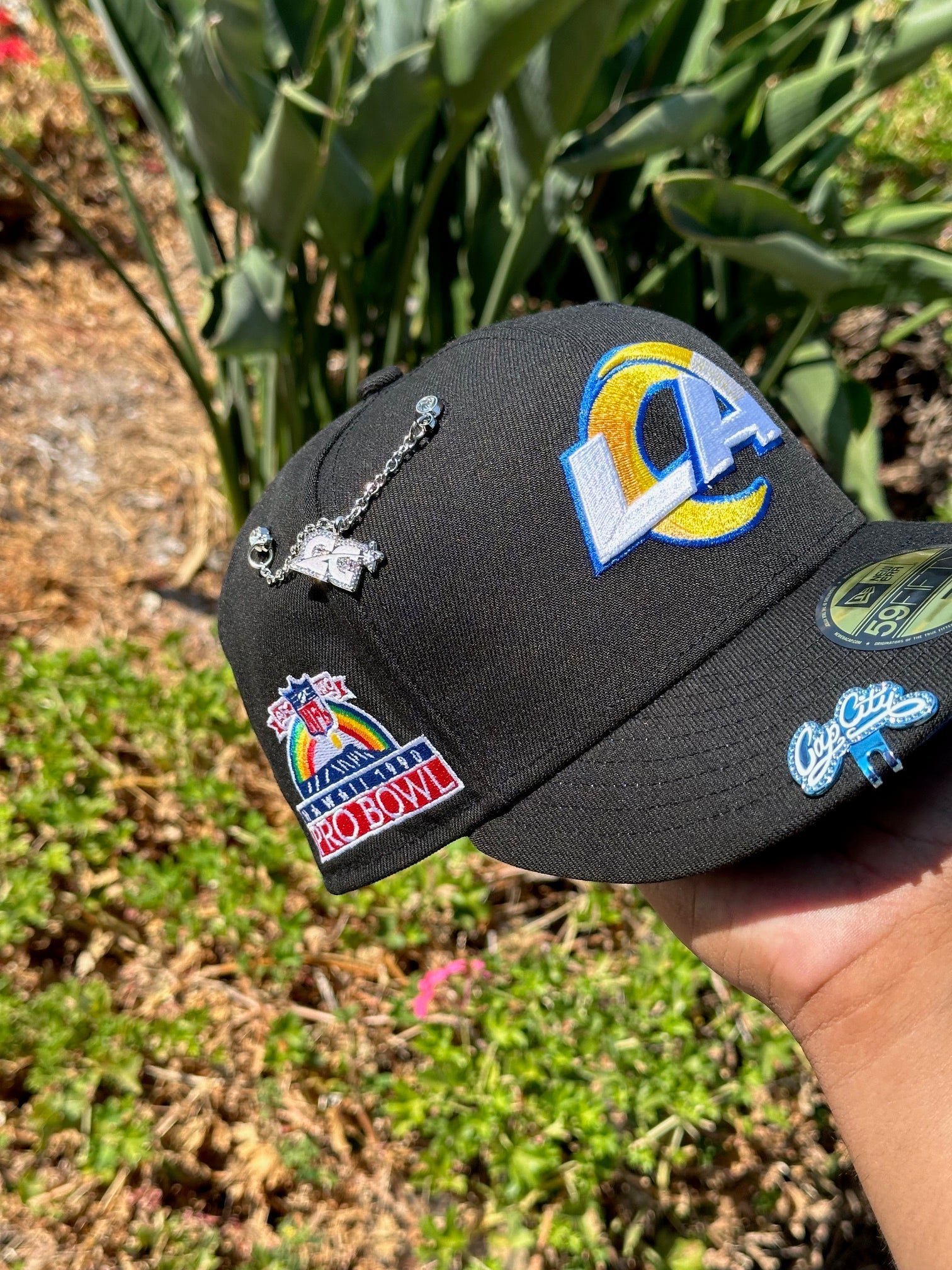 Vintage LA Rams Los Angeles NFL Football Round 3 Patch Vintage LA Rams Los Angeles NFL Football Round 3 Patch