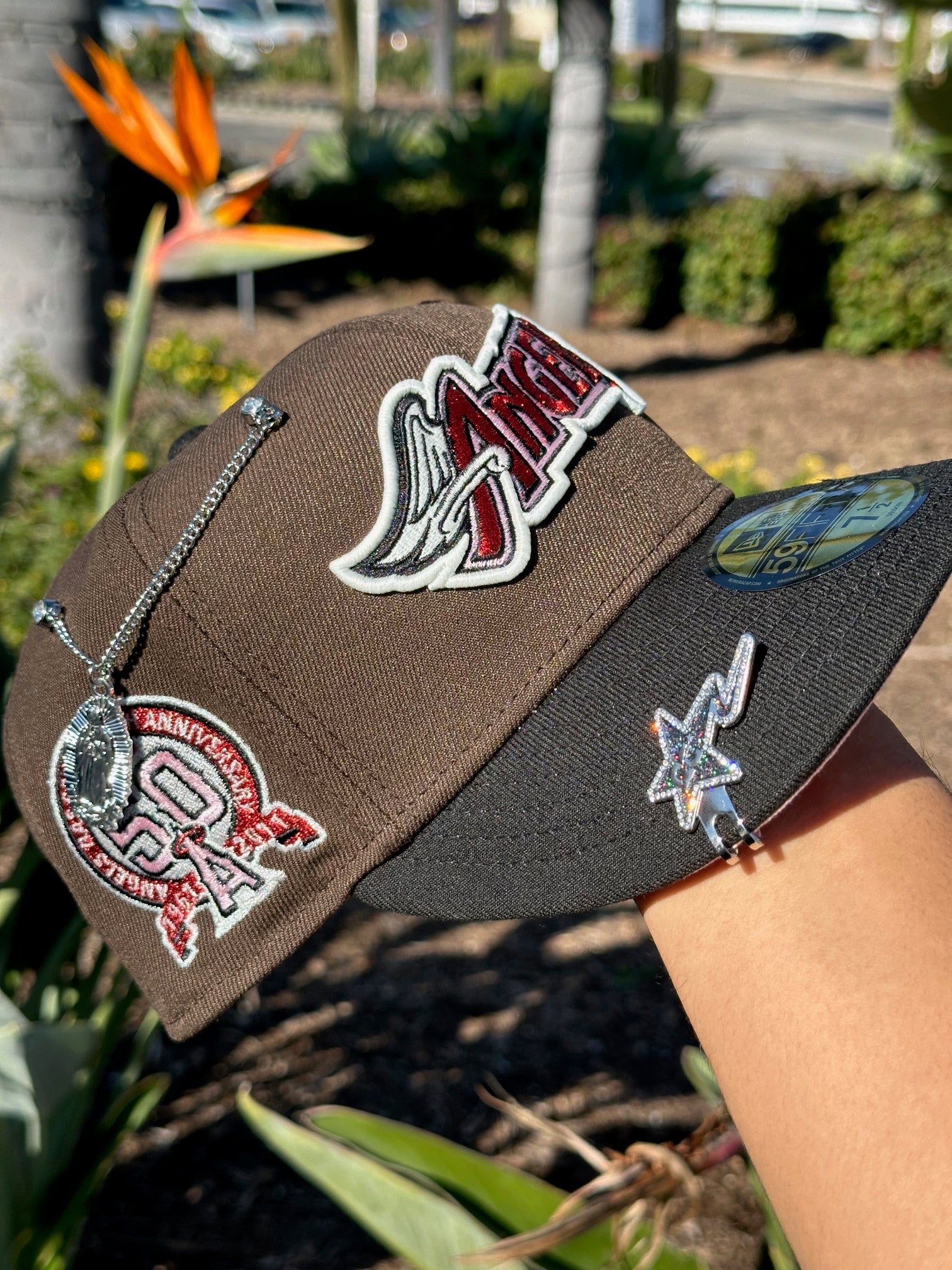 35th Anniversary La Angels Throwback Hat MLB Los Angeles Angels