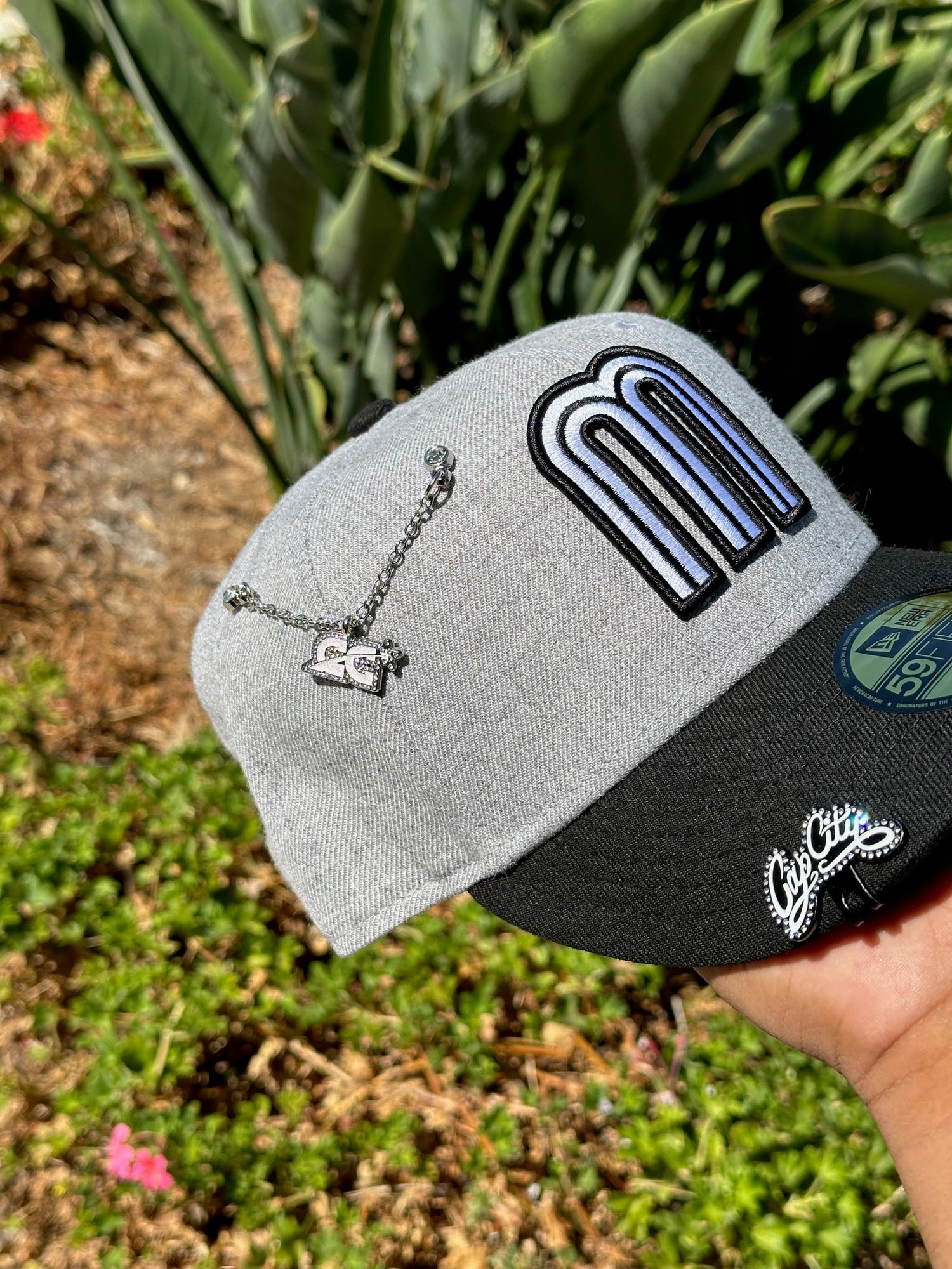 NEW ERA EXCLUSIVE 59FIFTY LIGHT GREY WOOL/BLACK MEXICO TWO TONE
