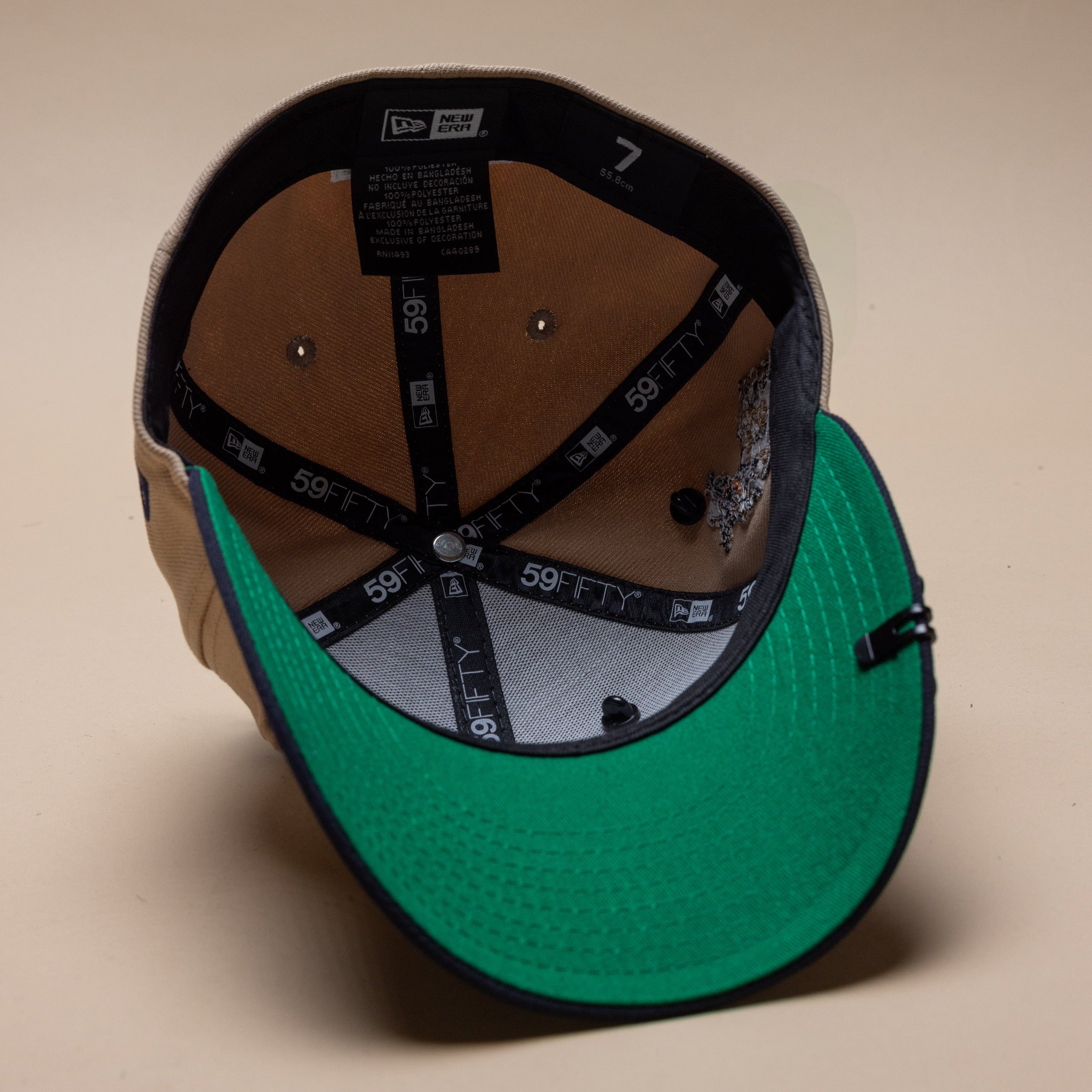 NEW ERA EXCLUSIVE 59FIFTY CAMEL BROWN/NAVY 