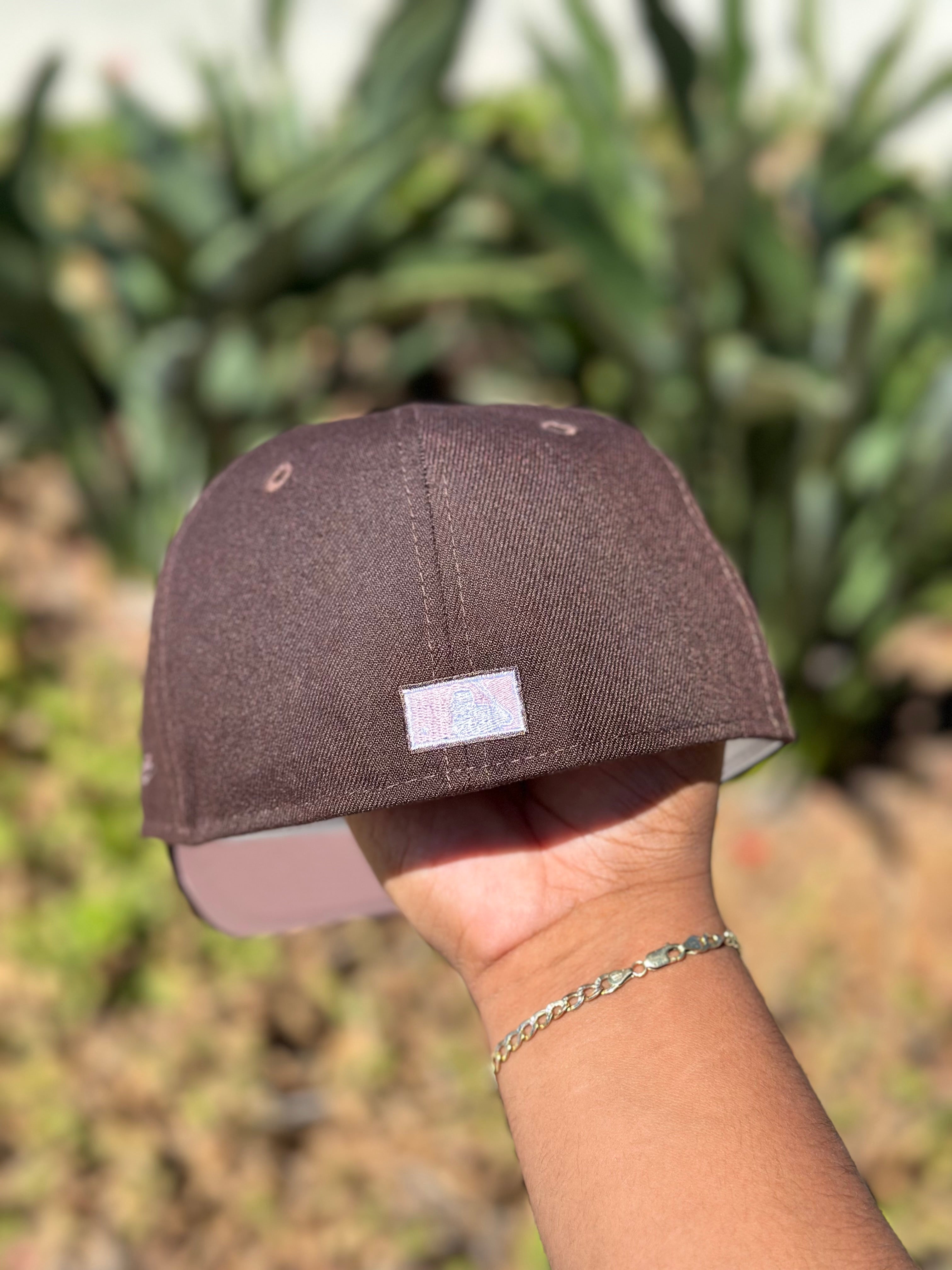 NEW ERA 59FIFTY DARK BROWN ATLANTA BRAVES W/ 2017 INAUGURAL SEASON SID