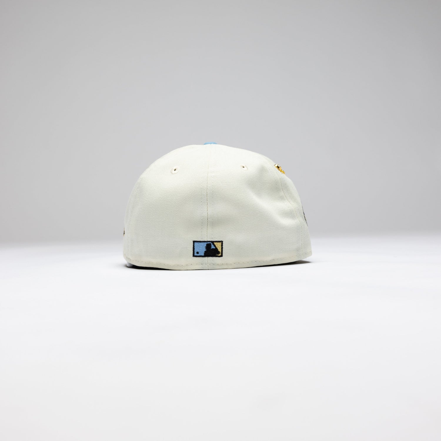 NEW ERA EXCLUSIVE 59FIFTY CHROME/ BLUSH LOS ANGELES DODGERS W/ 50TH ANNIVERSARY SIDE PATCH