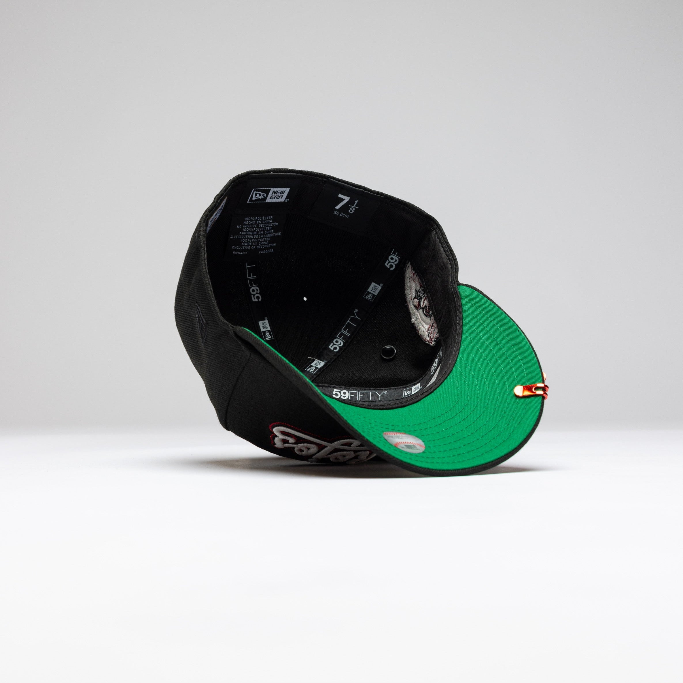 帽子 THEREDTHREAD S logo cap scarlet BLACK NE205-Scarlet_grande.jpg?v=