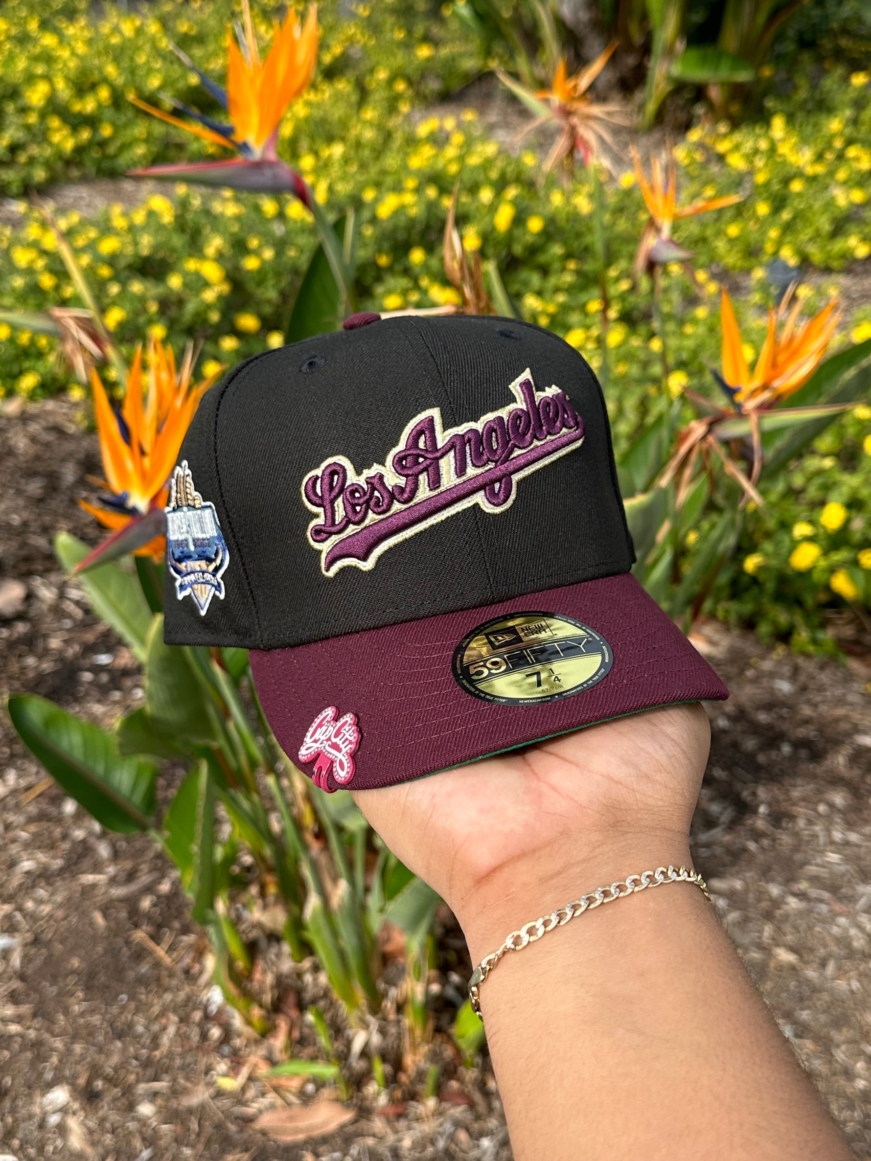 Los Angeles Dodgers Script White / Black 5950 Cap