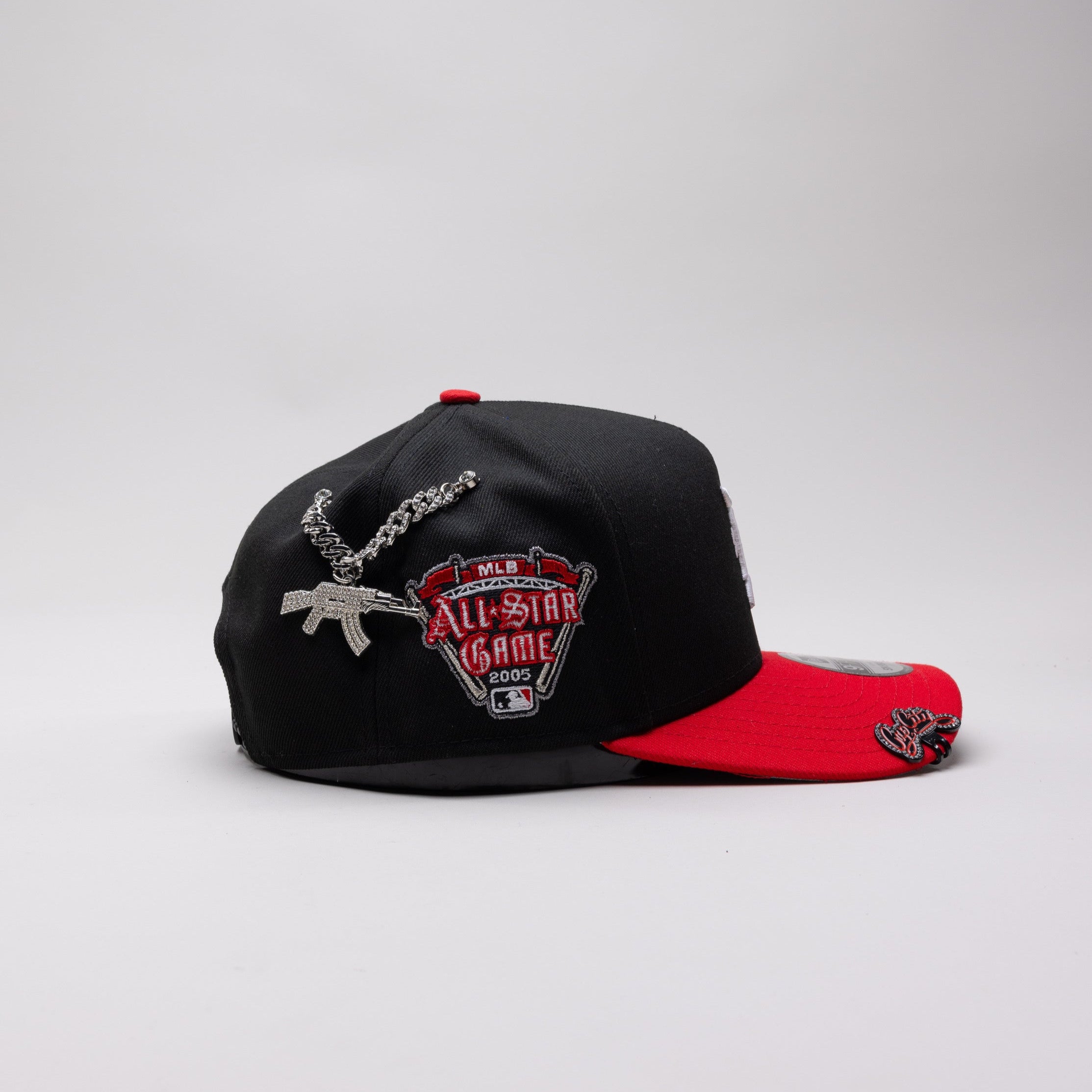 NEW ERA EXCLUSIVE 9FIFTY A-FRAME BLACK/RED DETROIT TIGERS SNAPBACK W/ ALL STAR GAME SIDE PATCH