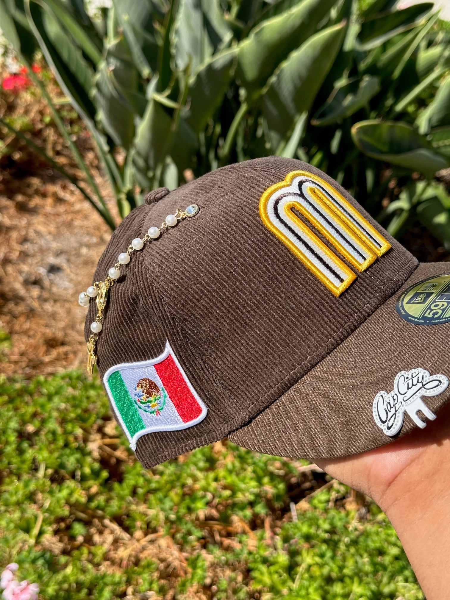 【AGEDD】AGEDDCORP CORDUROY HAT/Brown vintage-corduroy-cap-brown-
