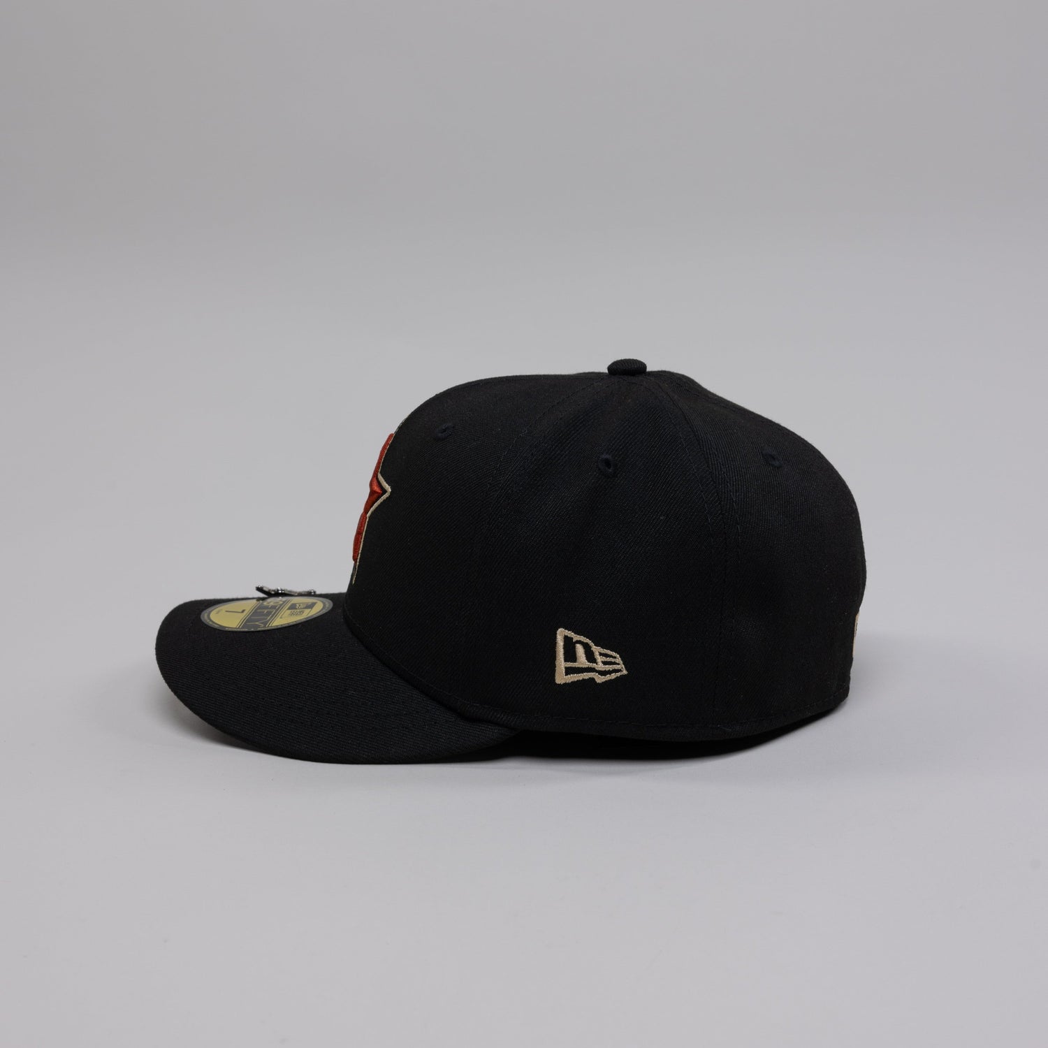 NEW ERA EXCLUSIVE 59FIFTY BLACK HOUSTON ASTROS W/ 2005 WORLD SERIES SIDE PATCH
