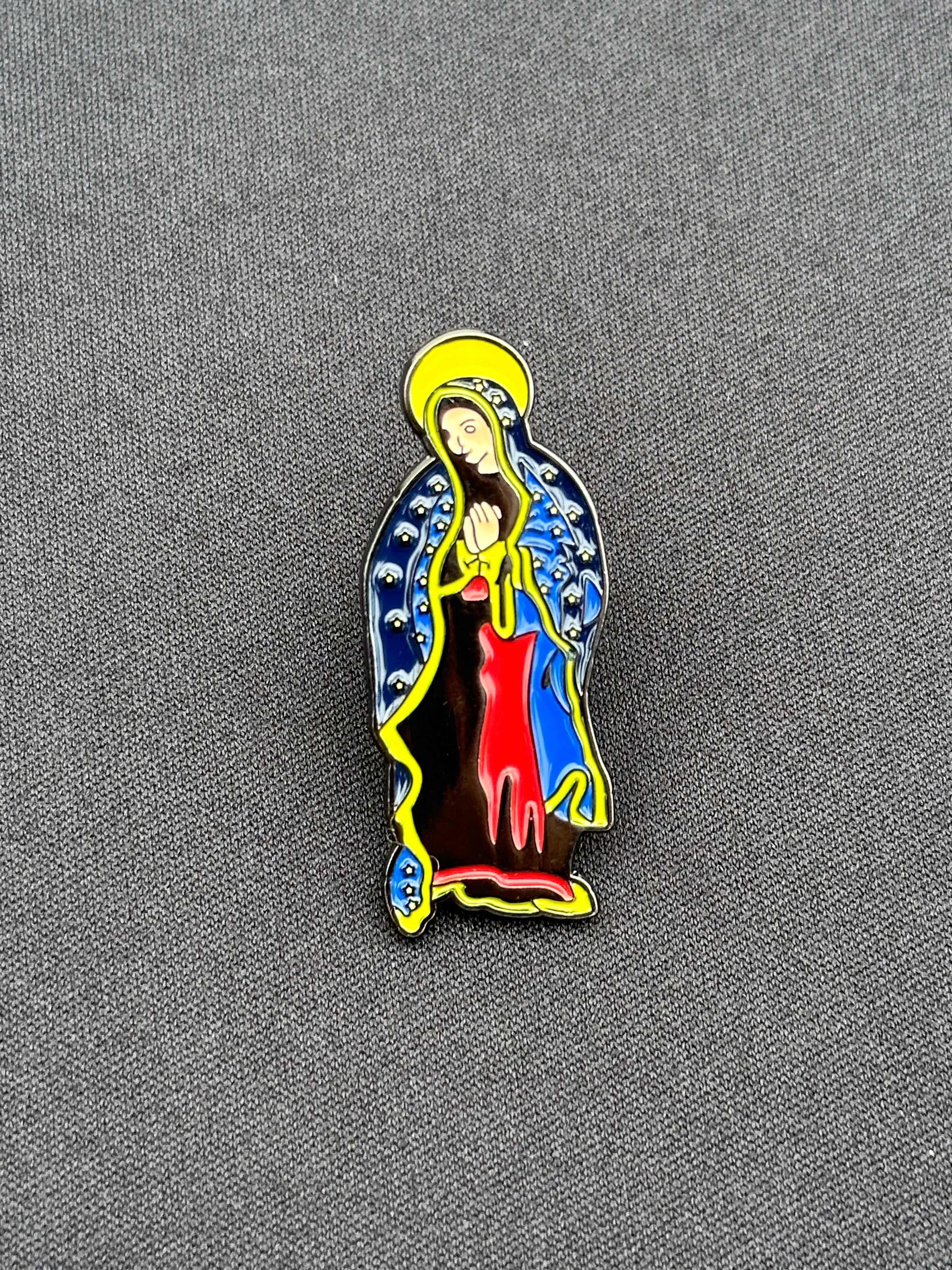 *NEW NAVY/YELLOW "VIRGEN DE GUADALUPE" EXCLUSIVE PIN VERY LIMITED