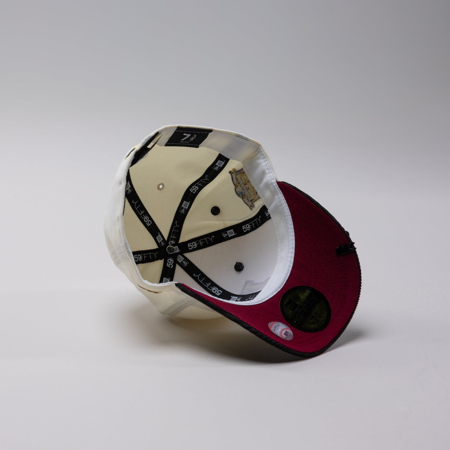 NEW ERA EXCLUSIVE 59FIFTY CHROME/ CORDUROY LOS ANGELES DODGERS W/ 40TH ANNIVERSARY SIDE PATCH