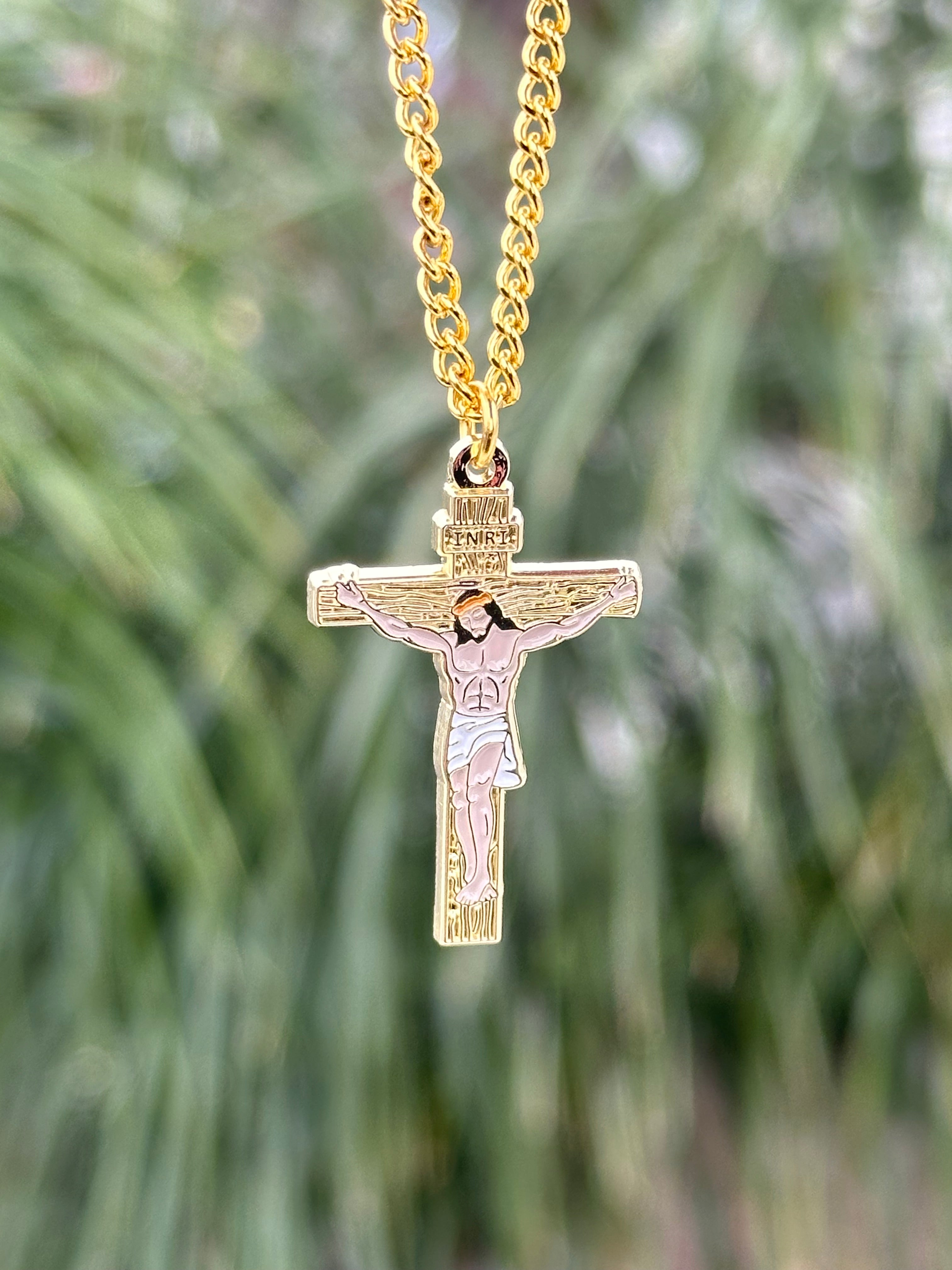 *NEW GOLD "JESUS CHRIST" EXCLUSIVE CHAIN VERY LIMITED