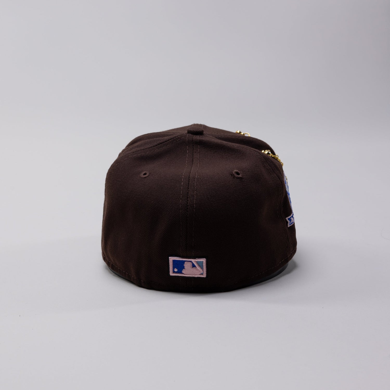 NEW ERA EXCLUSIVE 59FIFTY BROWN LOS ANGELES DODGERS W/ 50TH ANNIVERSARY SIDE PATCH