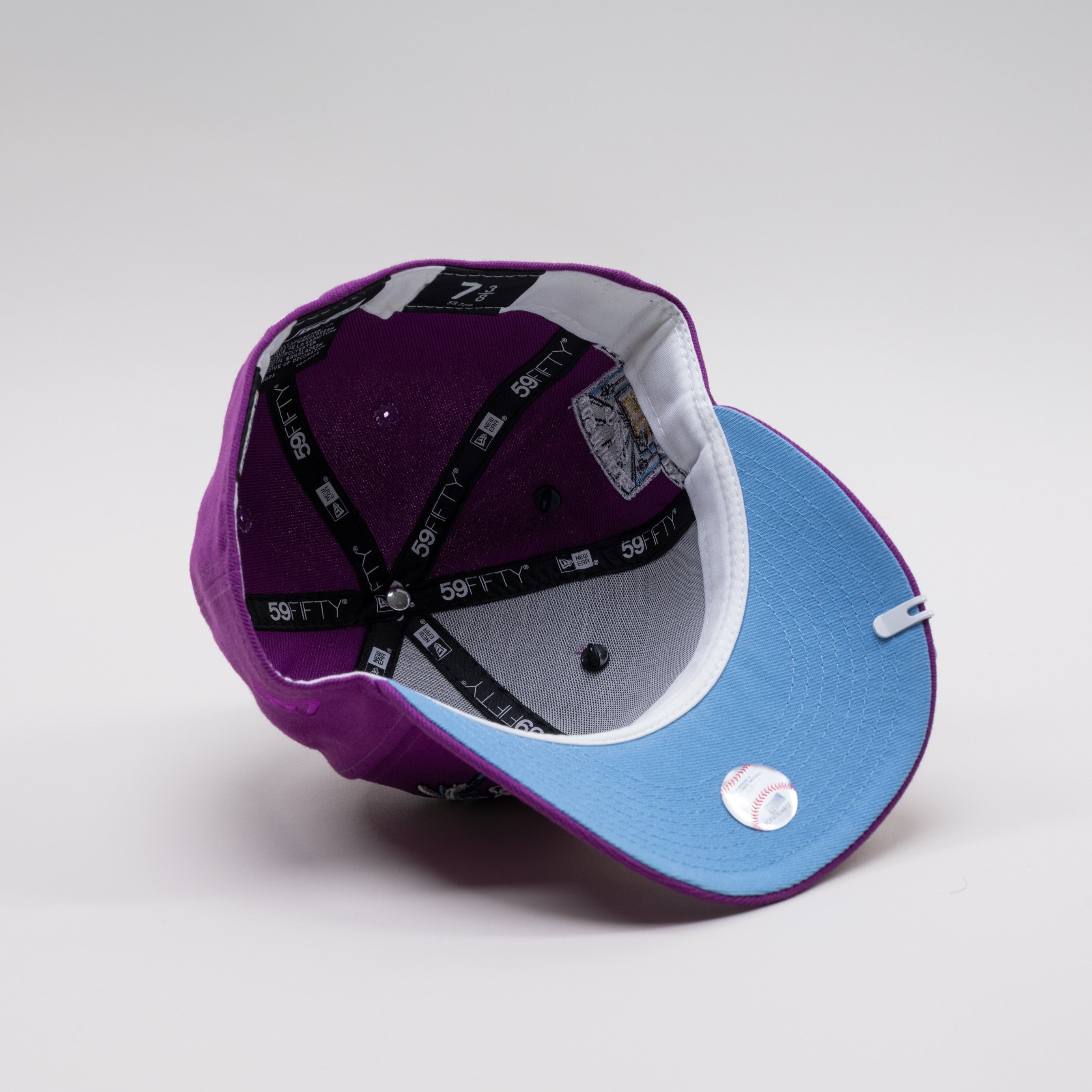 New Era Exclusive 59FIFTY Purple Los Angeles Dodgers W/ Palm Trees + 5