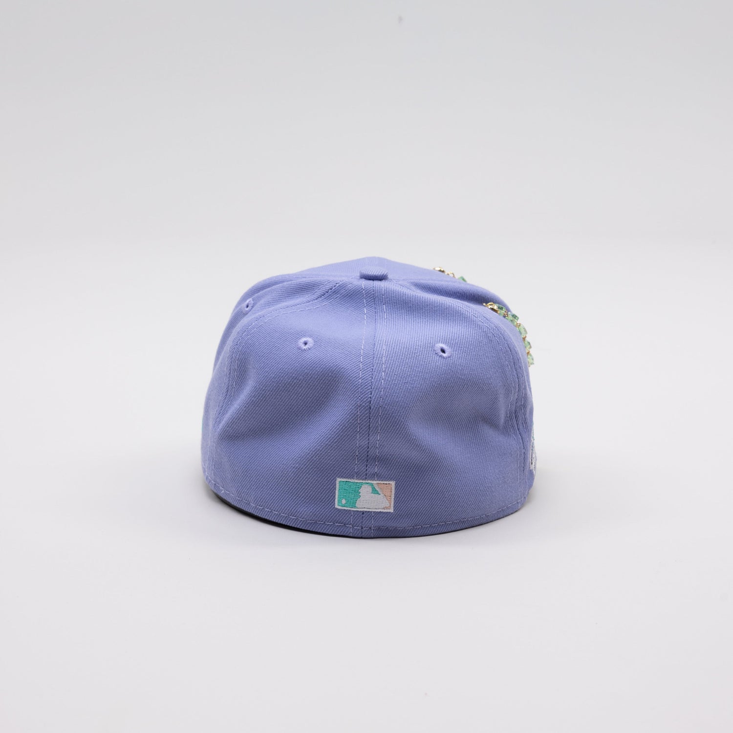 NEW ERA EXCLUSIVE 59FIFTY LAVENDER TAMPA BAY DEVILRAYS W/ 1998 INAUGURAL SEASON SIDE PATCH