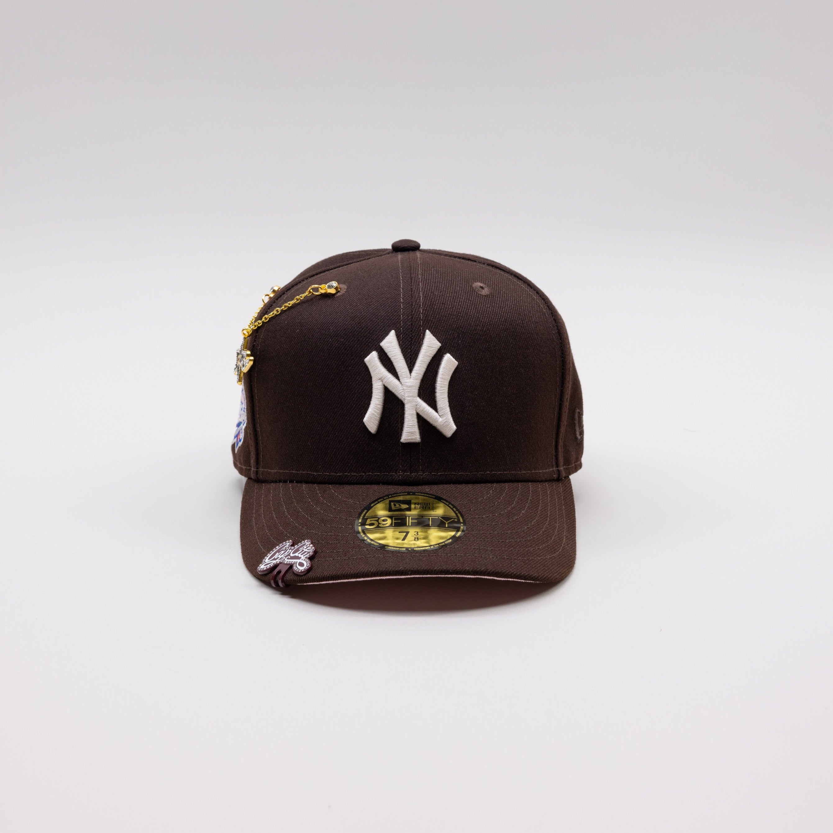 NEW ERA EXCLUSIVE 59FIFTY BROWN TAMPA BAY RAYS W/ 10TH SEASON SIDE PATCH