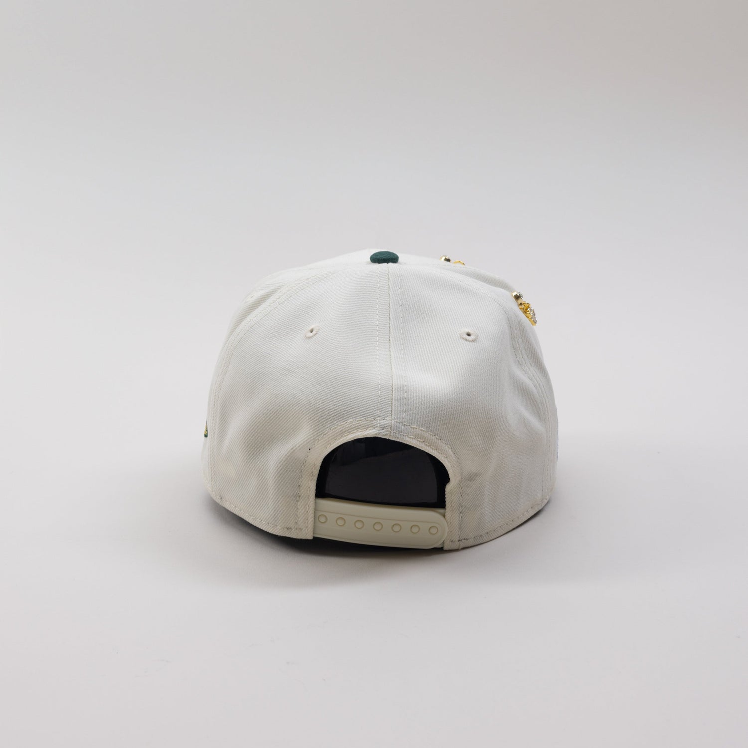 NEW ERA EXCLUSIVE 9FIFTY CHROME WHITE/FOREST GREEN MEXICO SNAPBACK W/ MEXICO FLAG SIDE PATCH