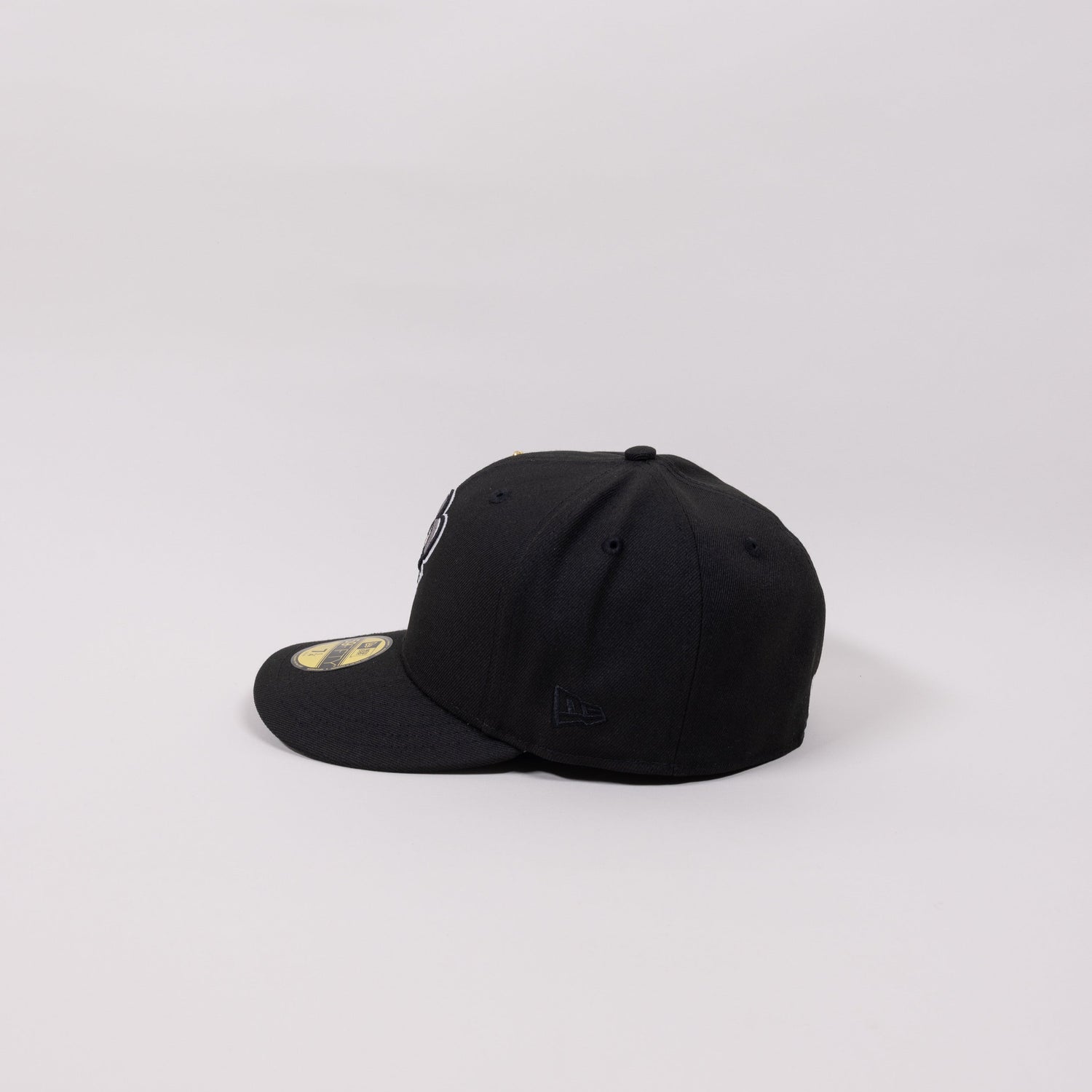 NEW ERA EXCLUSIVE 59FIFTY BLACK HOUSTON ASTROS "MINOR LEAGUE" W/ 50TH ANNIVERSARY SIDE PATCH